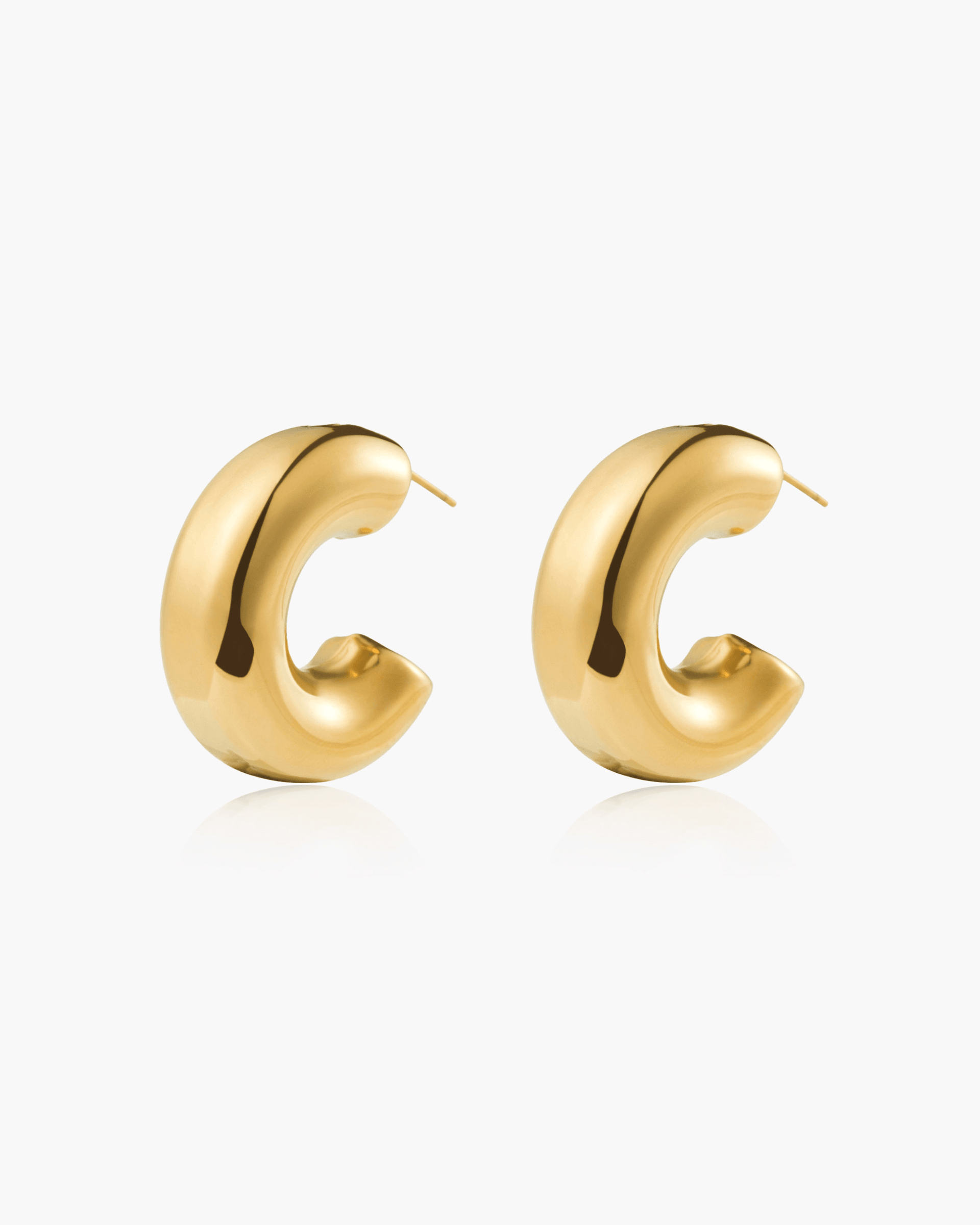 Chunky Hoop Earrings