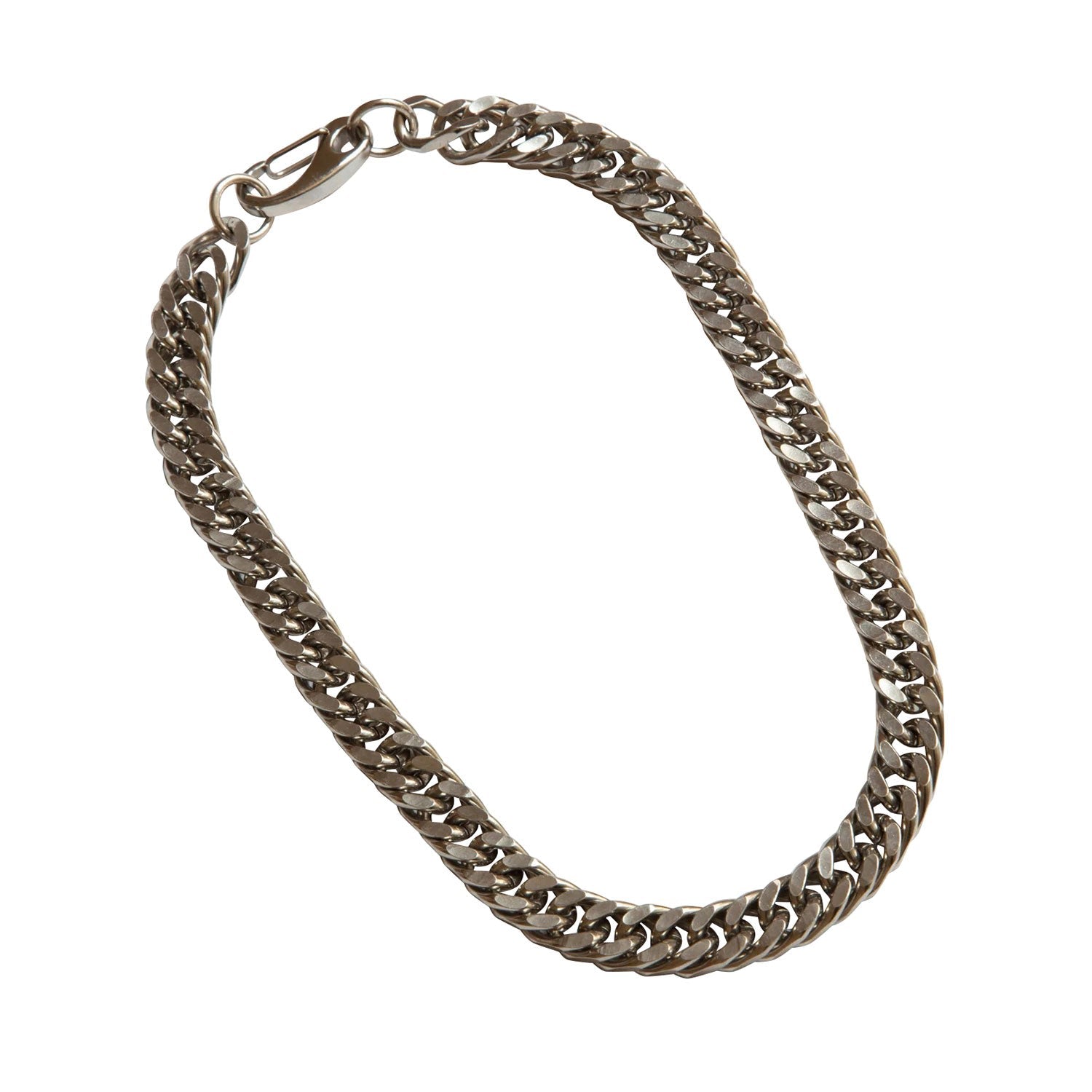 Chunky Silver Chain Necklace Statement Link Modern
