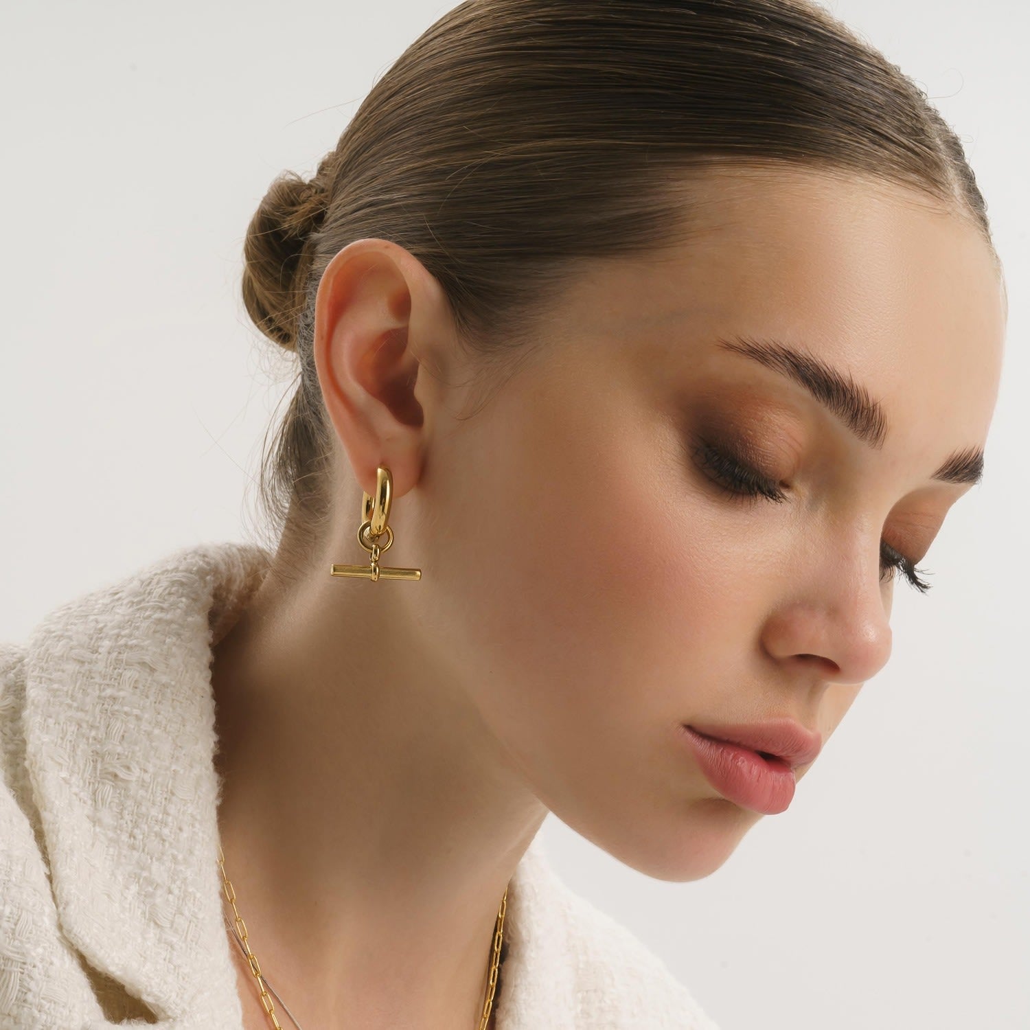Chunky Thick Gold Hoops