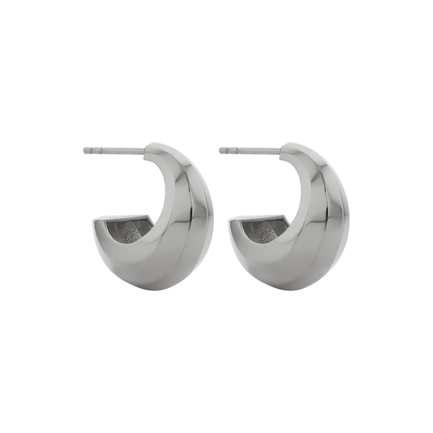 Cira Hoop Earrings Silver