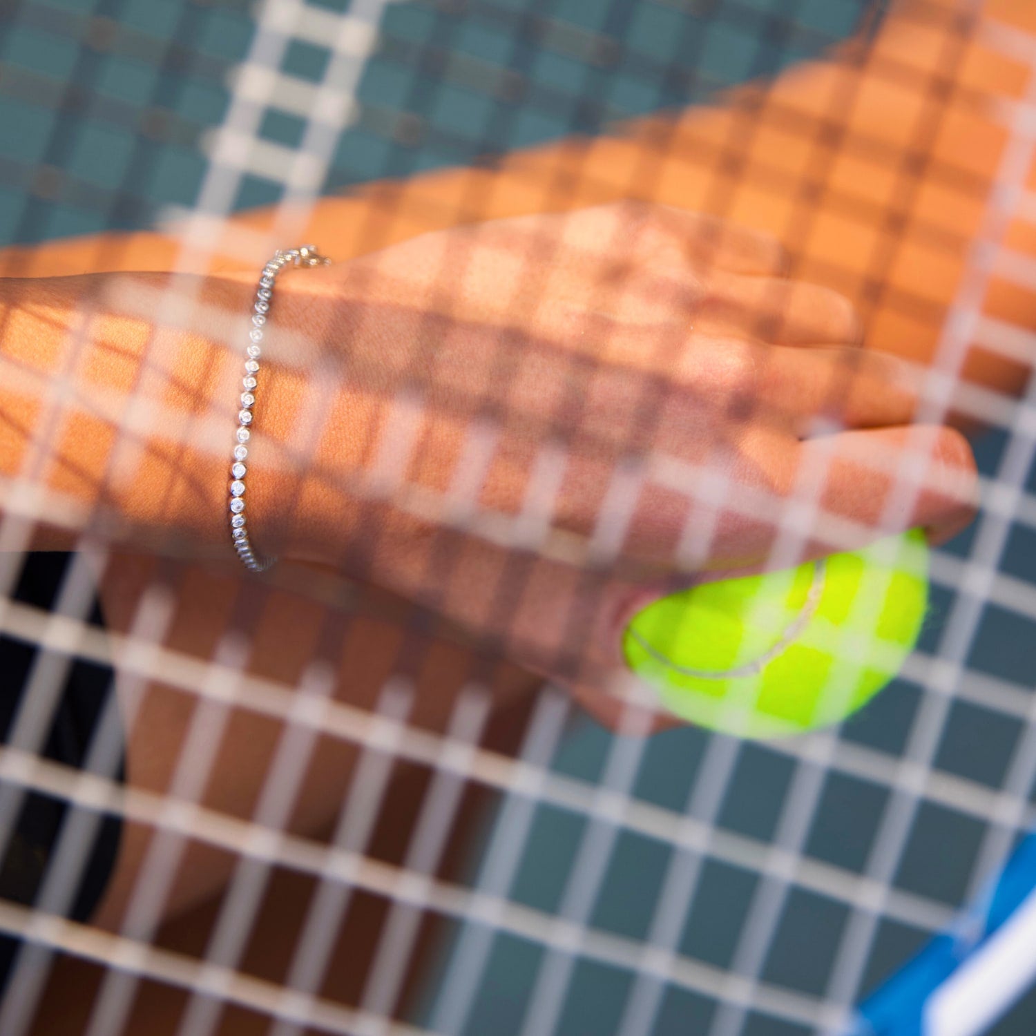 Round Bezel Tennis Bracelet