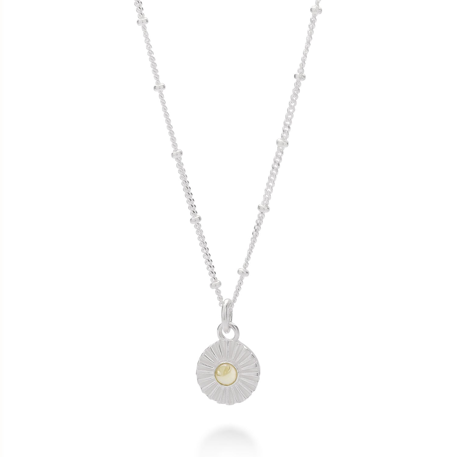 Citrine Radiance Birthstone Necklace - November