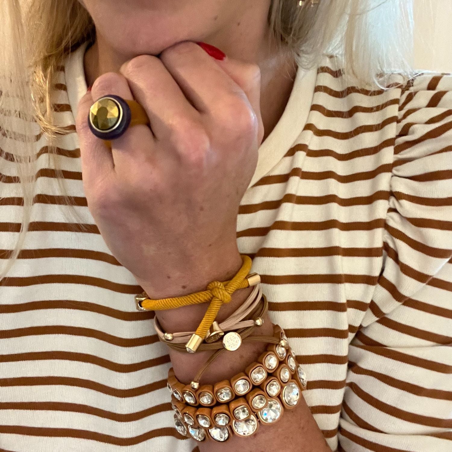 City Girl Petite Bracelet - Tobacco