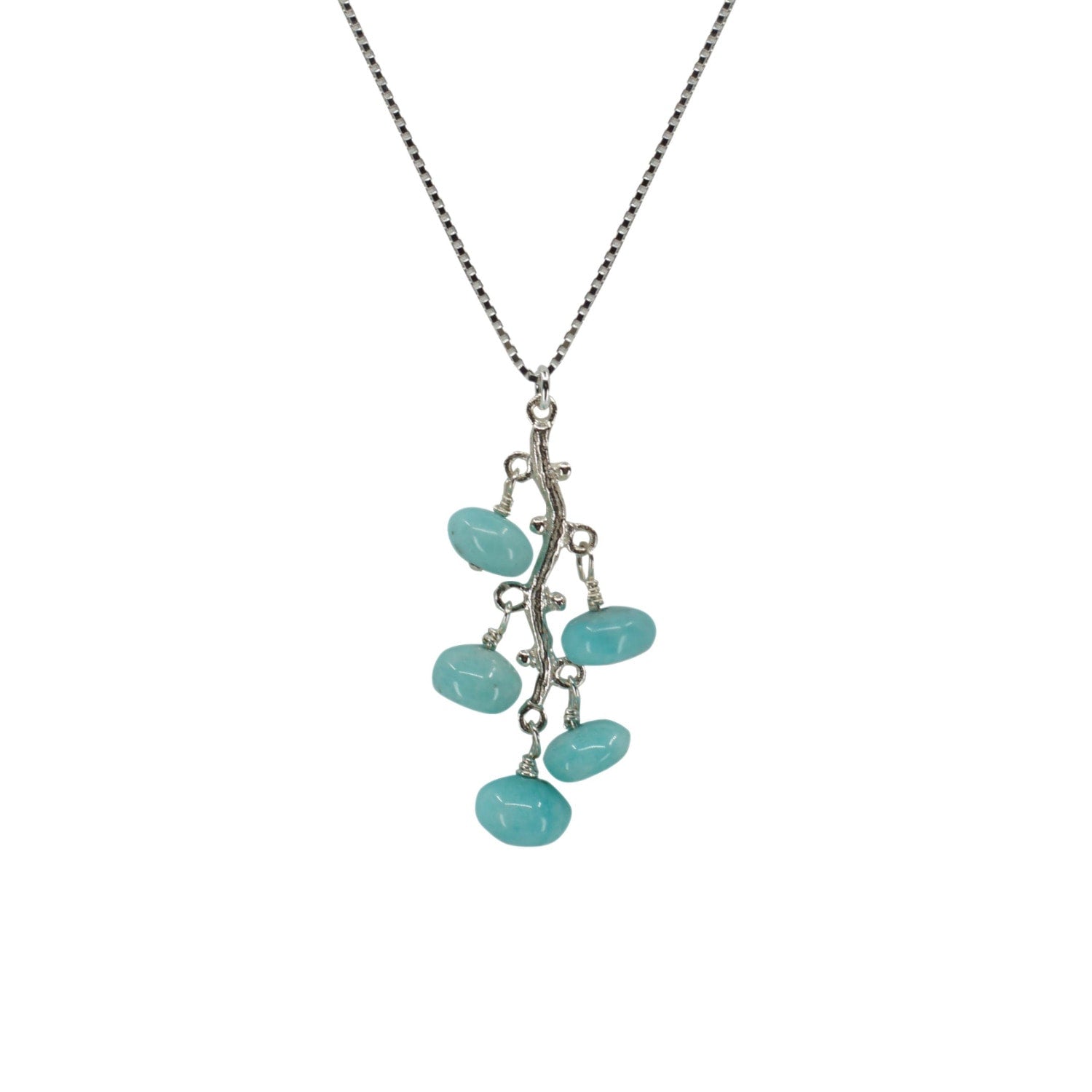 Peruvian Amazonite Branch Necklace