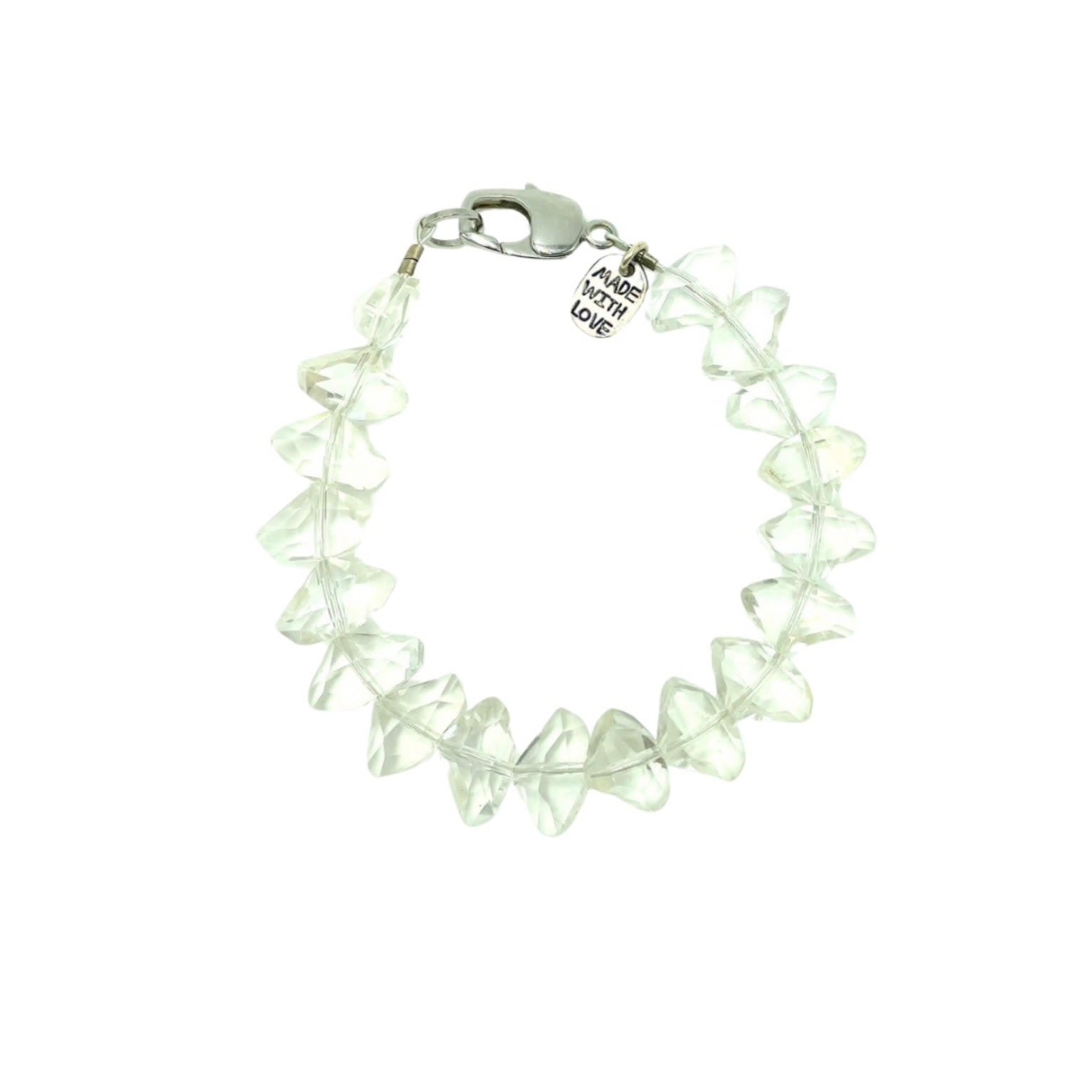 Clara Clear Faceted Crystal Bracelet