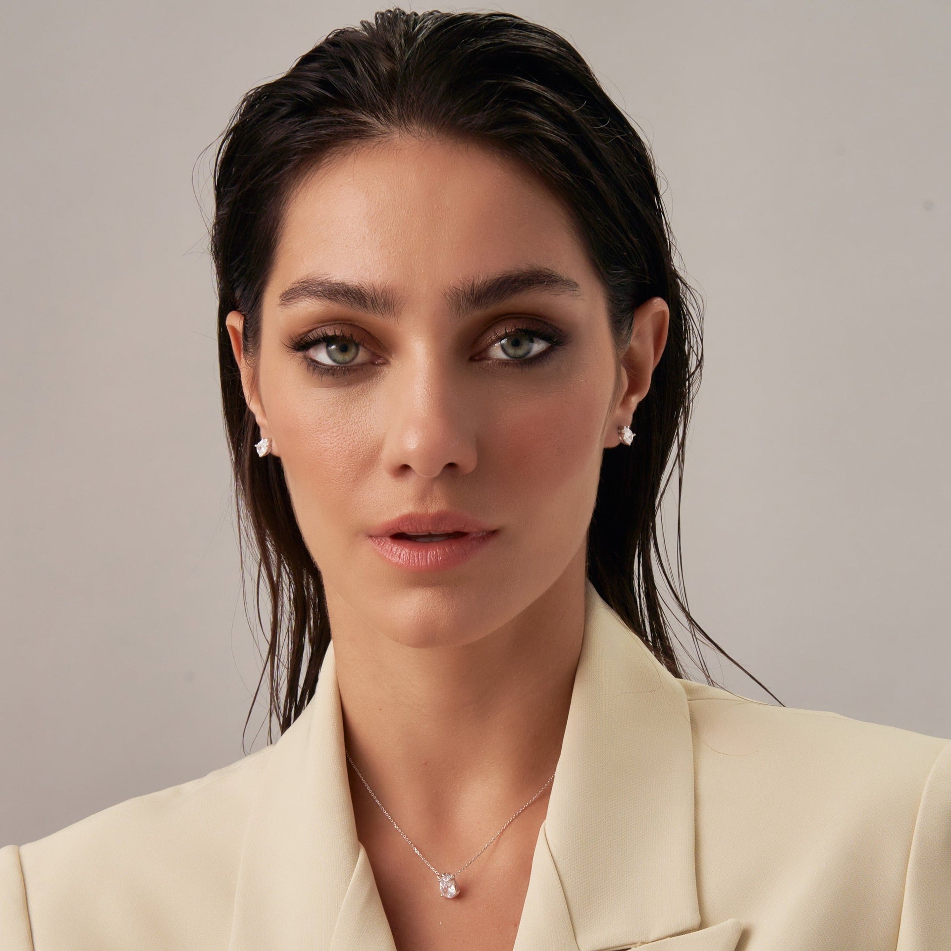 Classic Crystal Tear Drop Earrings