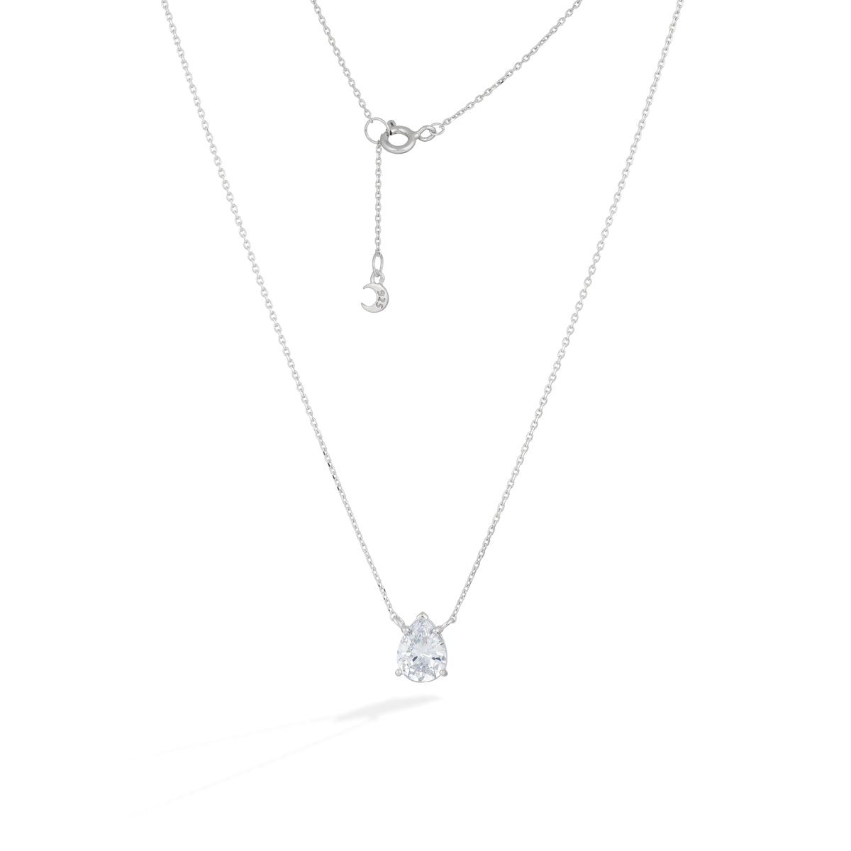 Classic Crystal Tear Drop Necklace