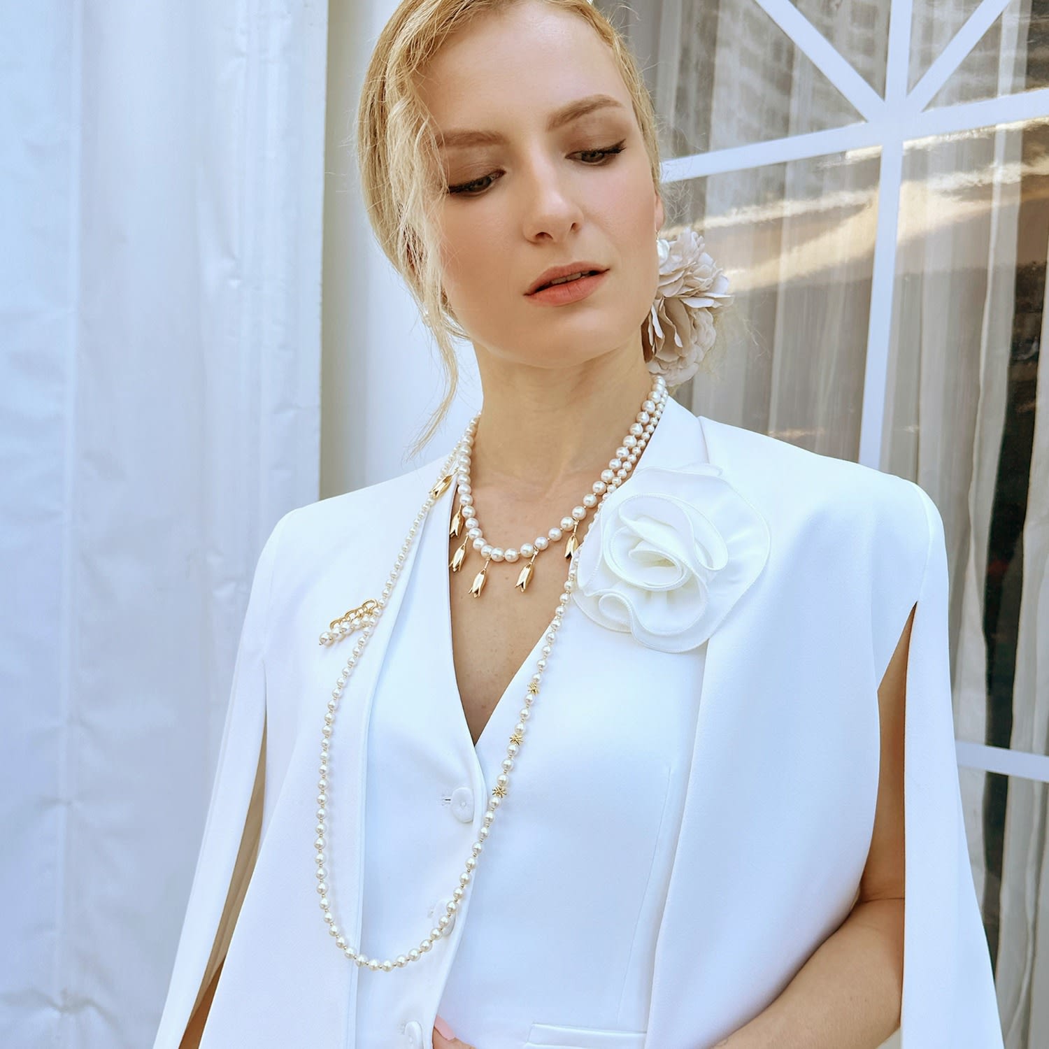 Classic Freshwater Pearls Long Necklace