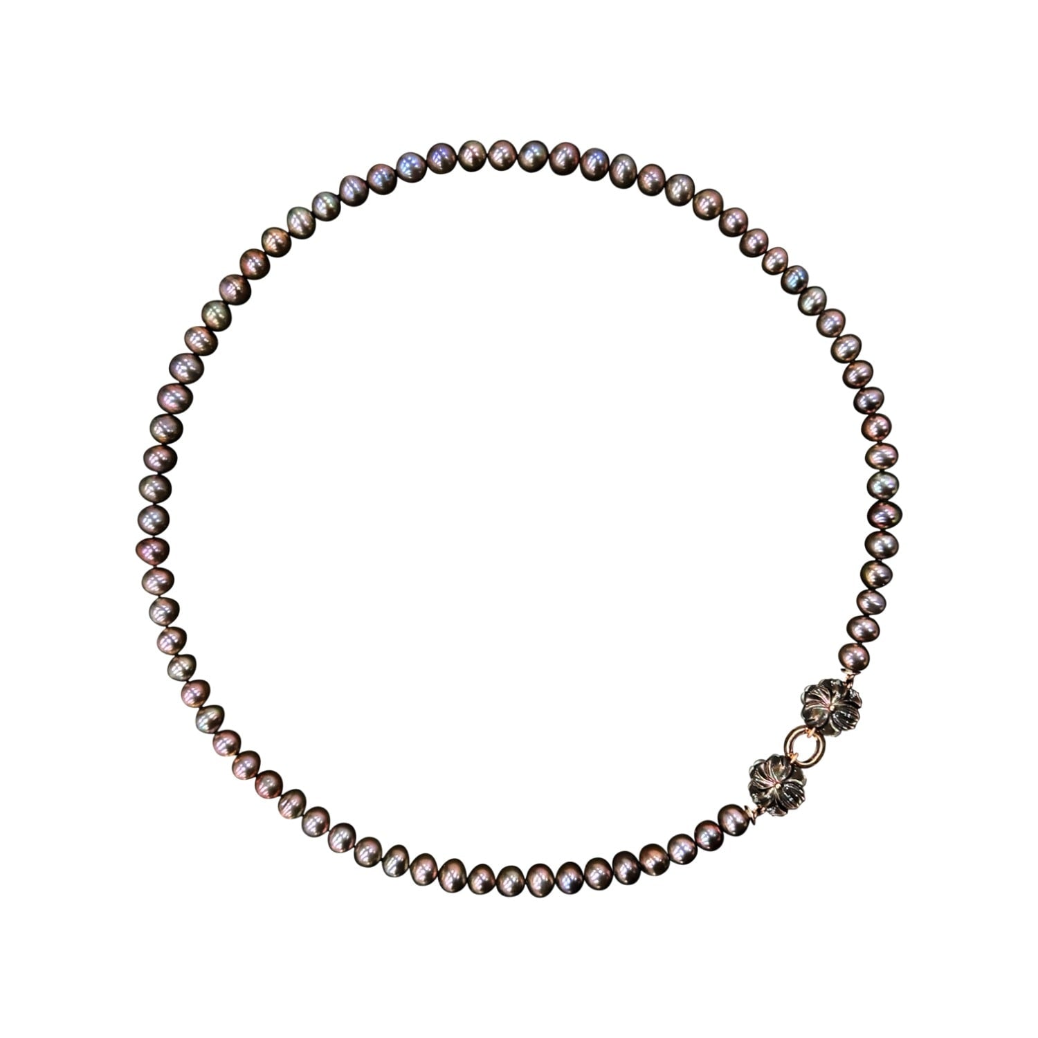 Cleito Duo Necklace - Black Pearl