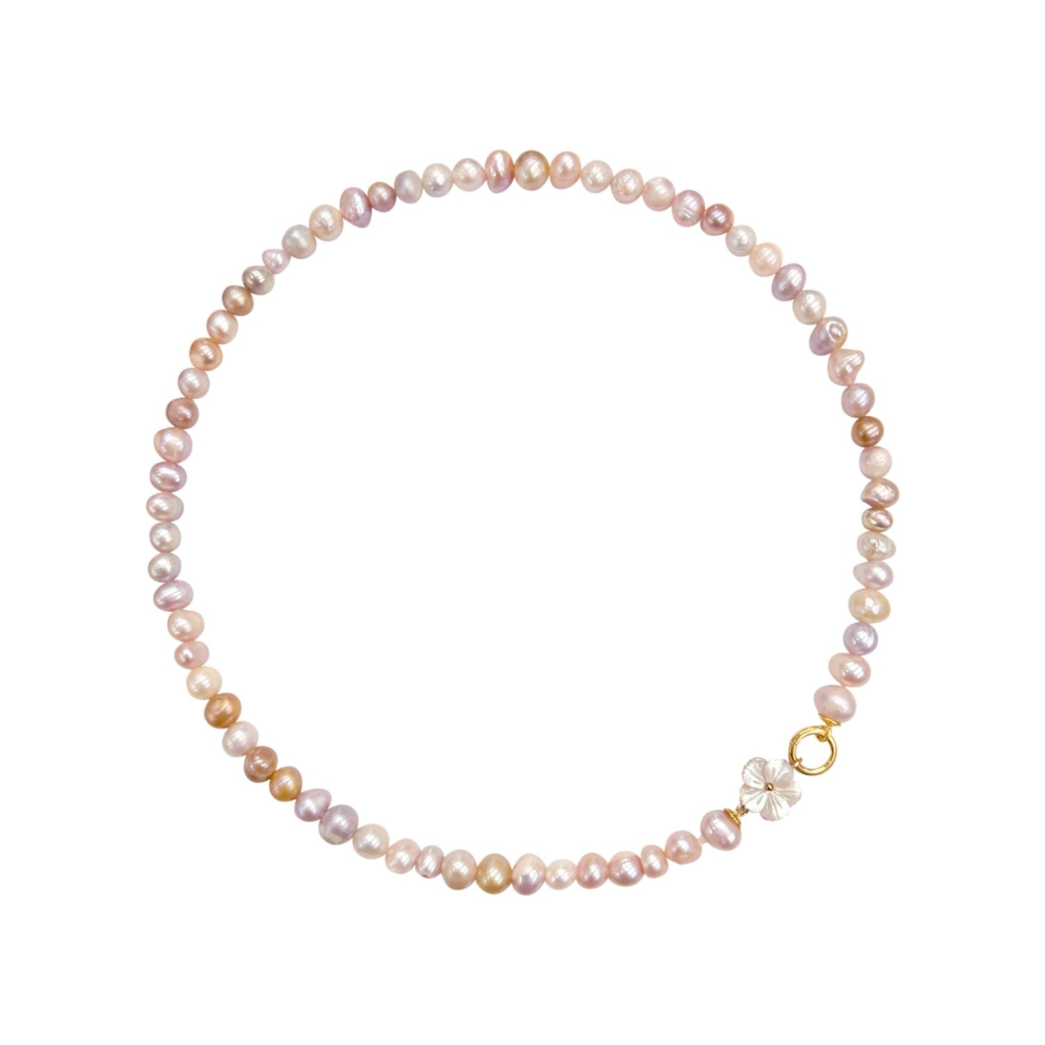 Cleito Necklace - Pink Pearl