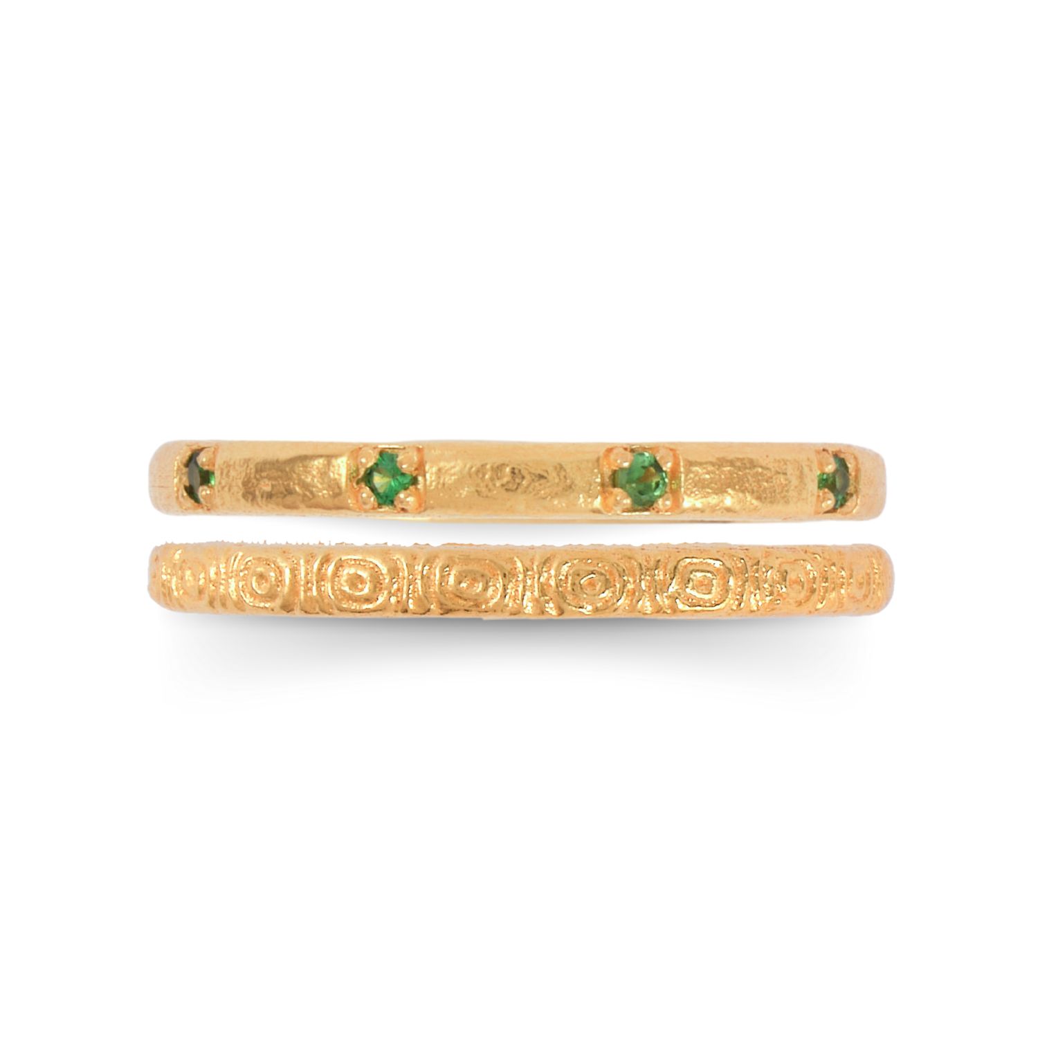 Cleopatra & Mehen Ring Set