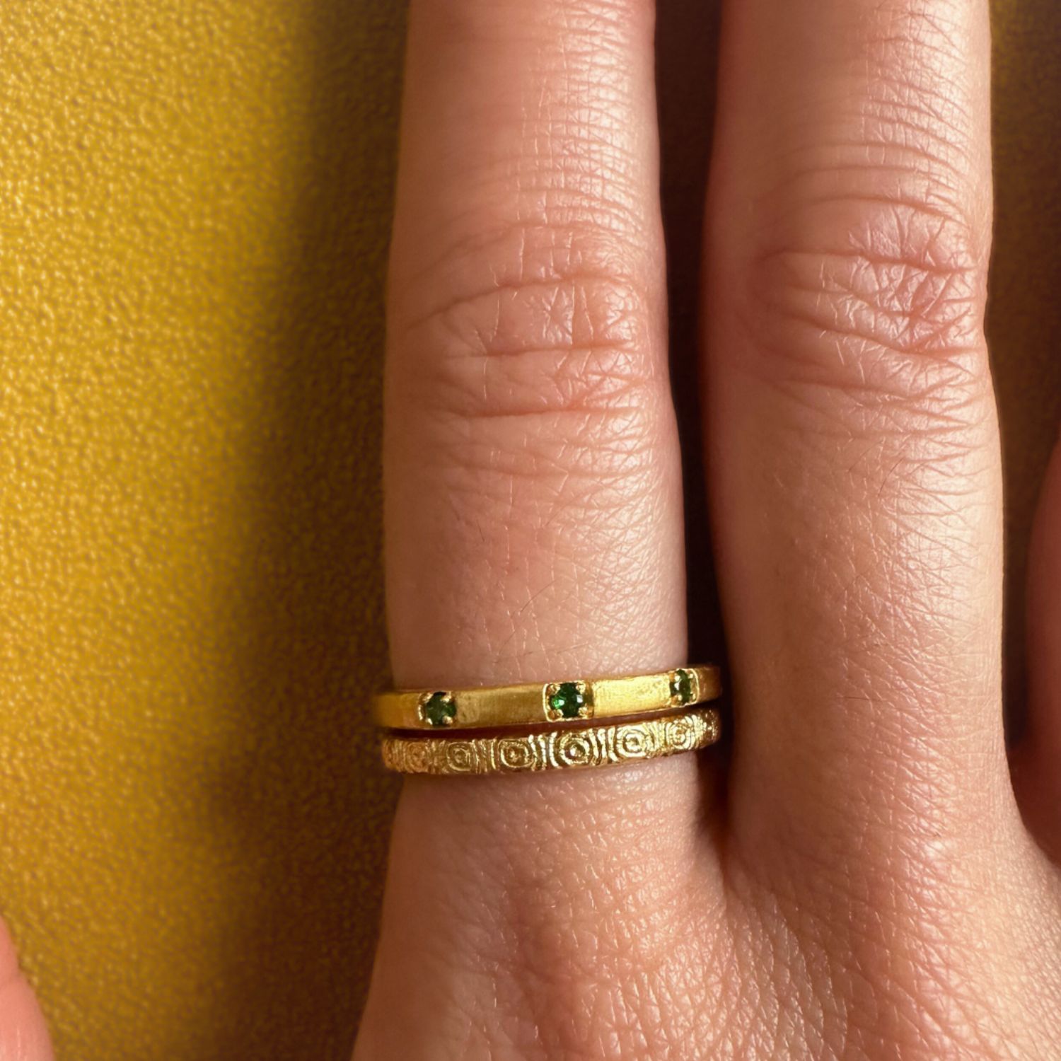 Cleopatra Tsavorite Ring