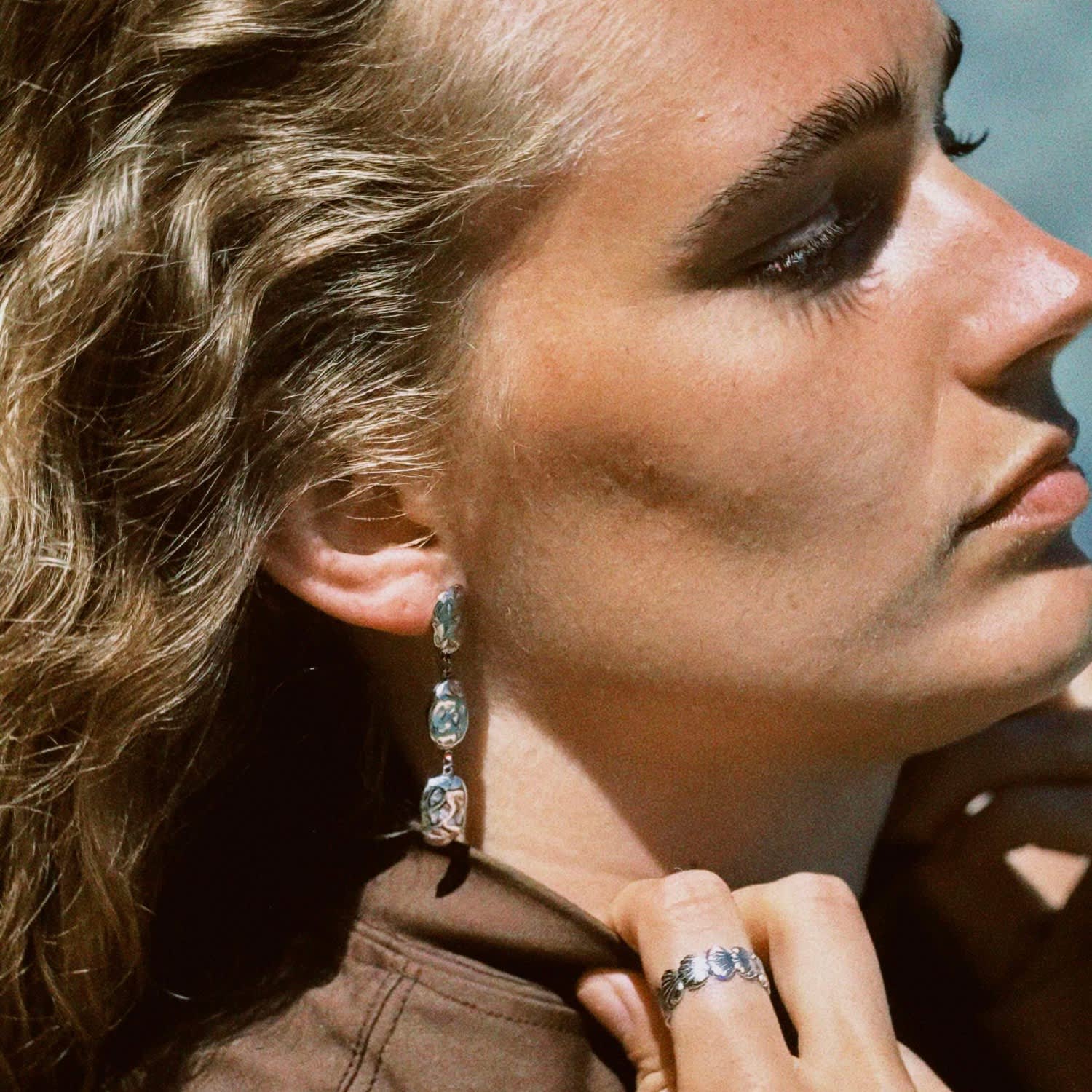 Cliff Earrings Steel