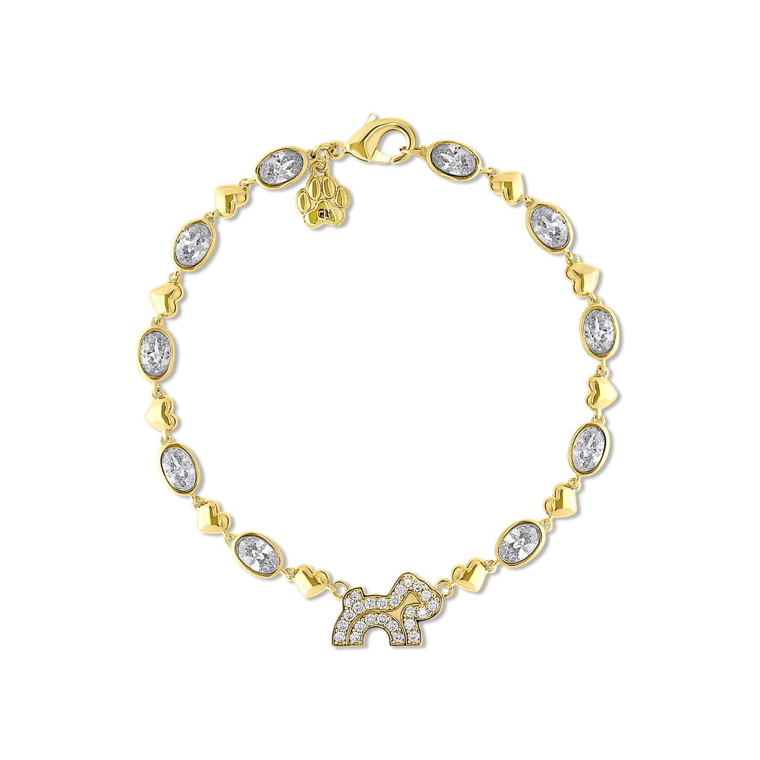 Cloud Haven Crystal Logo Bracelet