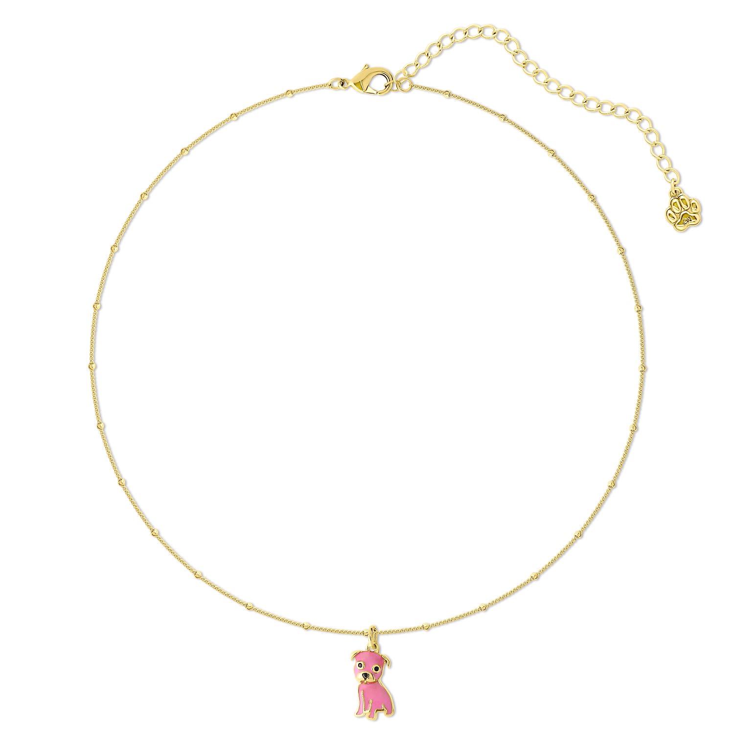 Cloud Haven Mini Pittie Sweetie Pendant In Bubblegum Pink