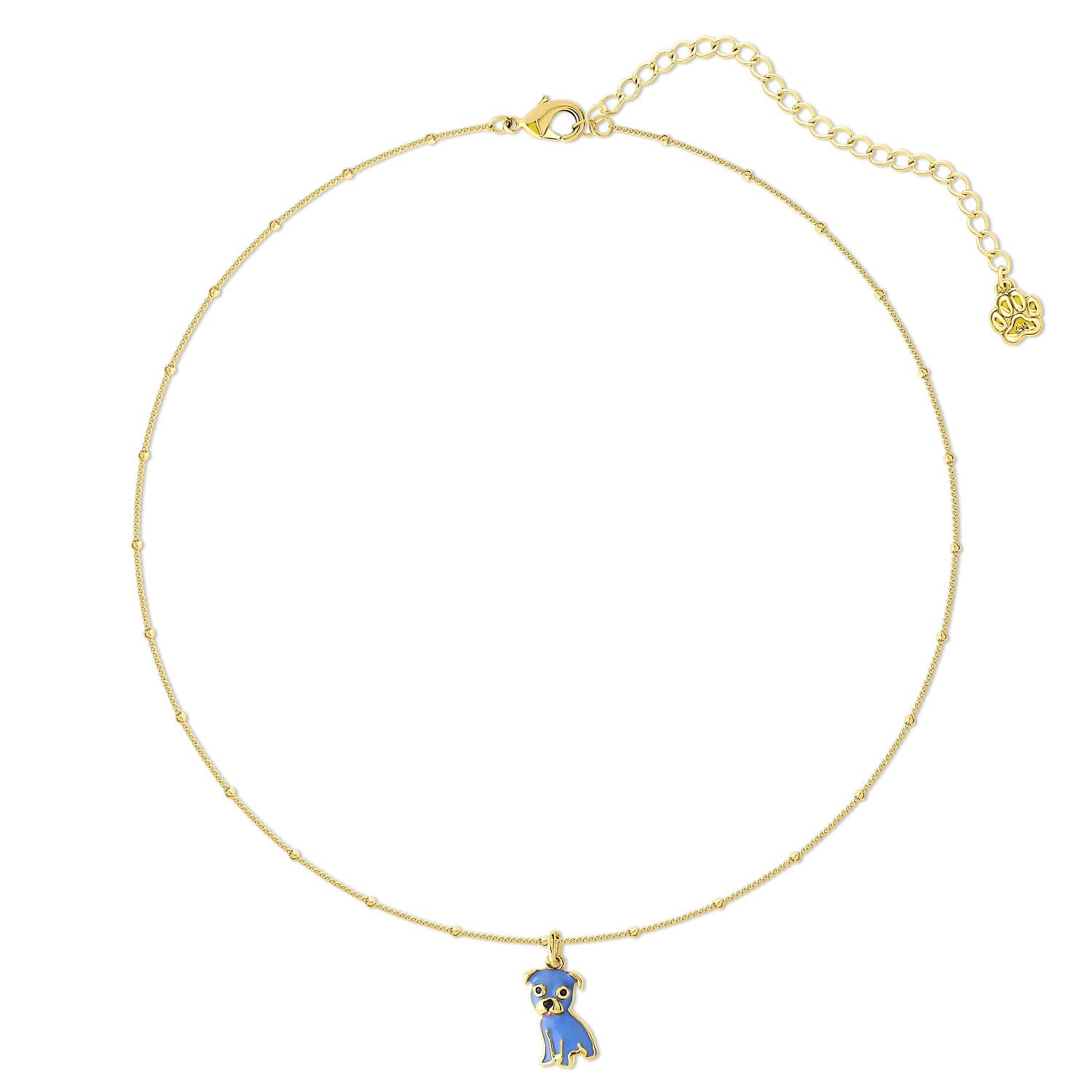 Cloud Haven Mini Pittie Sweetie Pendant In Confection Blue