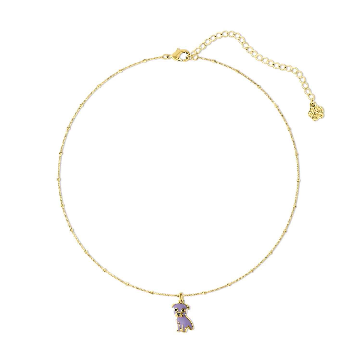 Cloud Haven Mini Pittie Sweetie Pendant In Lollipop Purple