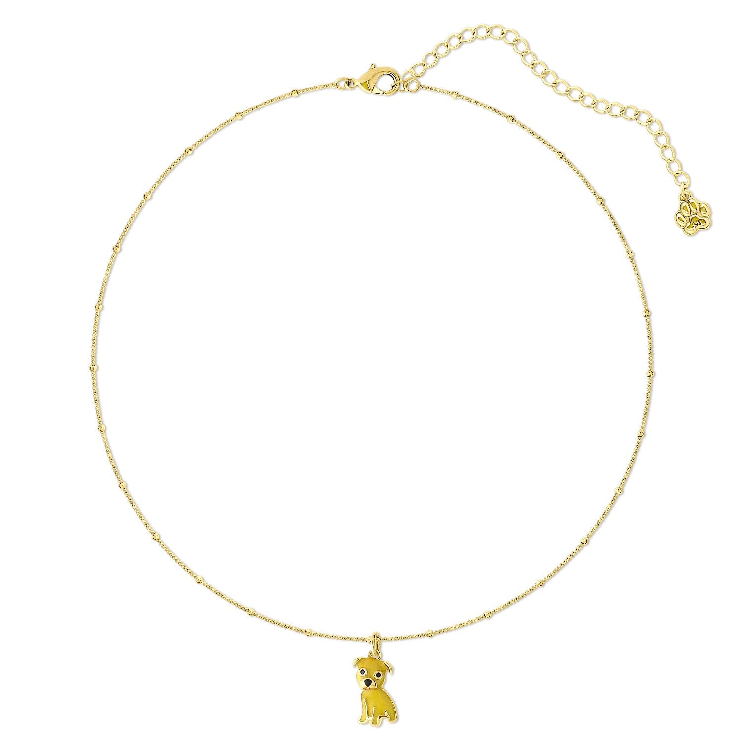 Cloud Haven Mini Pittie Sweetie Pendant In Taffy Yellow