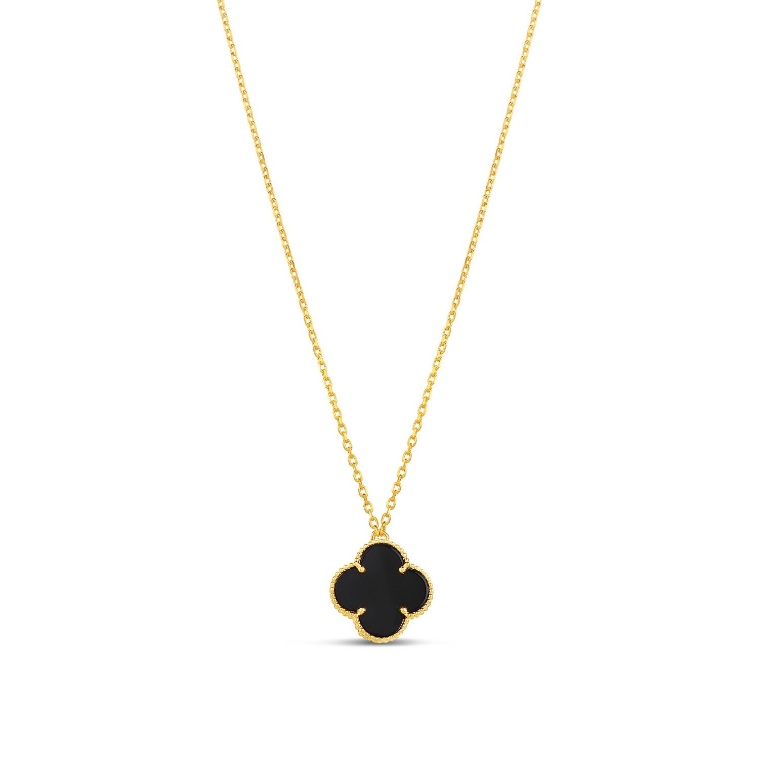 Clover Pendant - Black