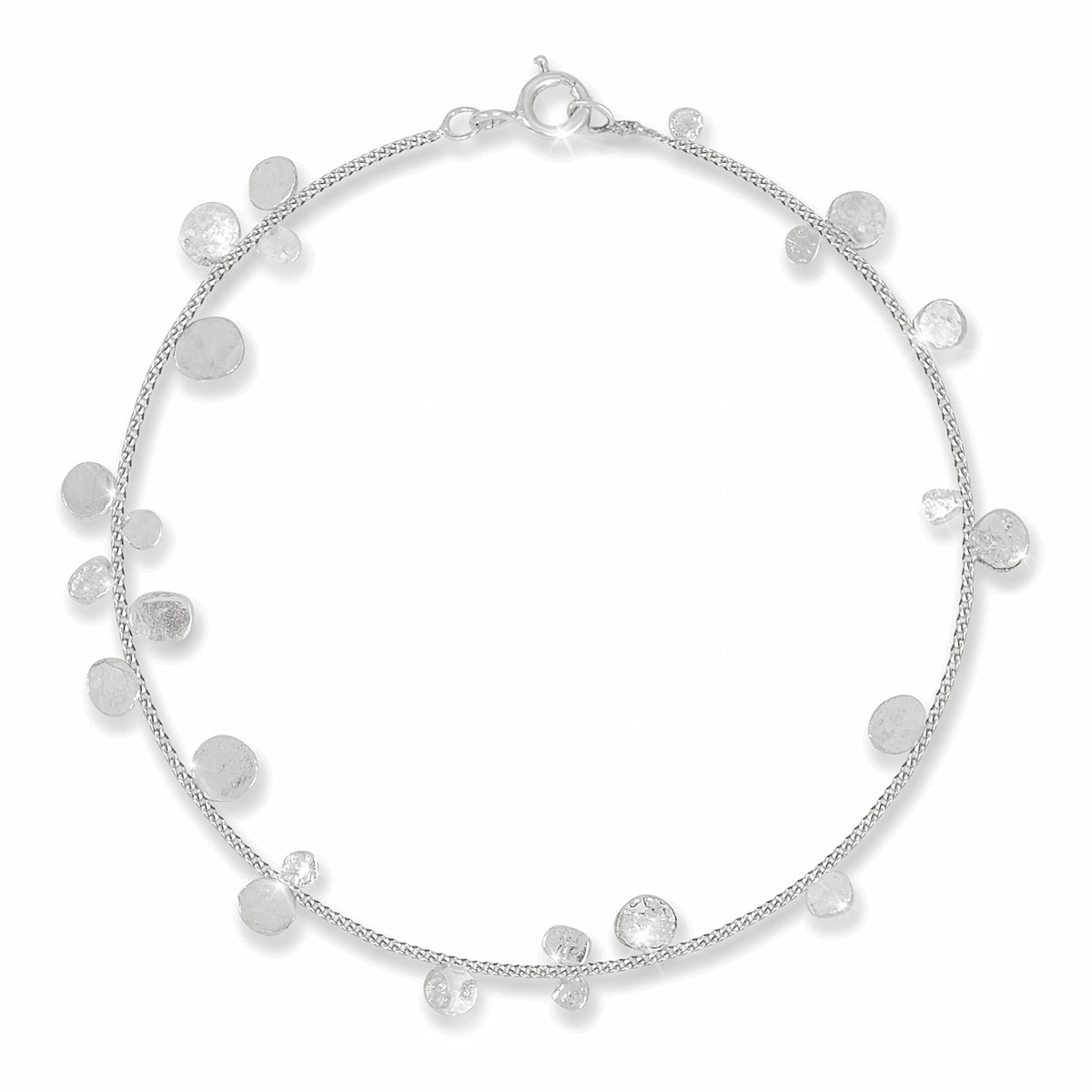 Cluster Of Stars Silver Bracelet