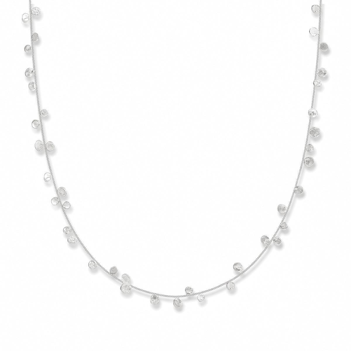 Cluster Of Stars Silver Necklace