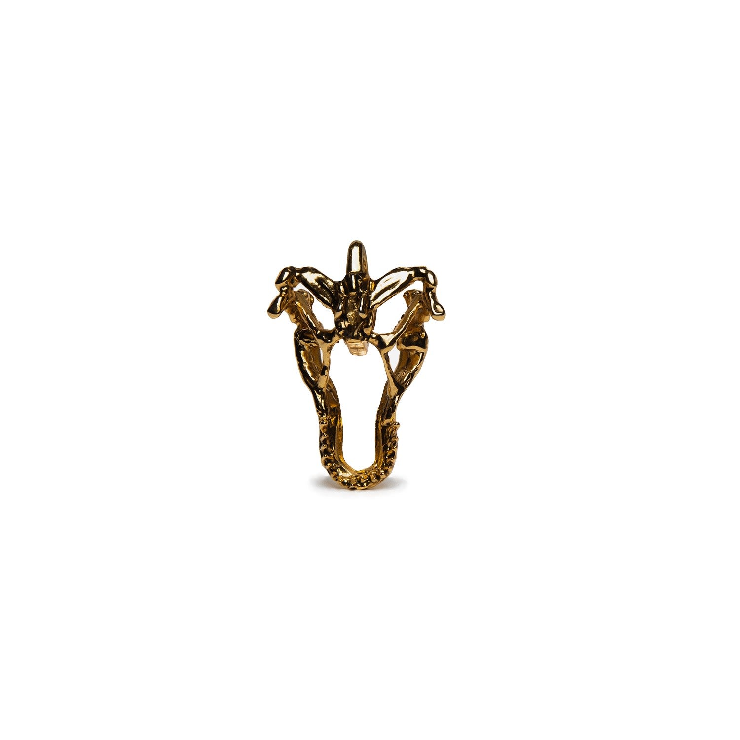 Medium Gila Jaw Clip-On Charm- Gold