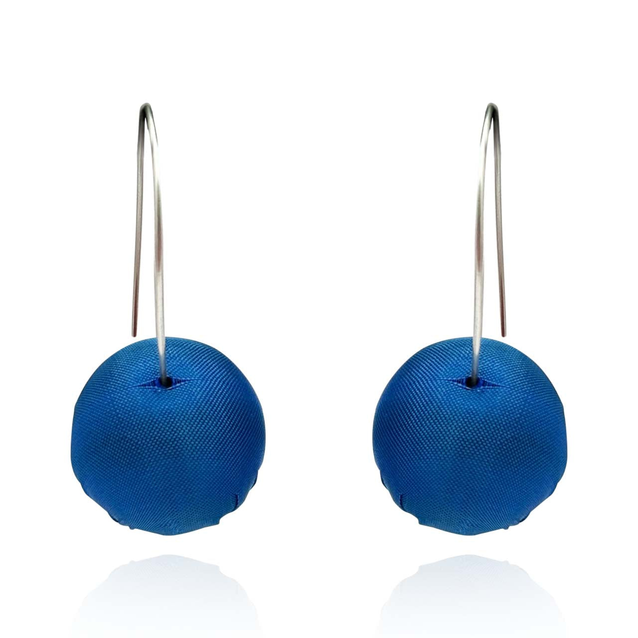 Cobalt Silk Earrings