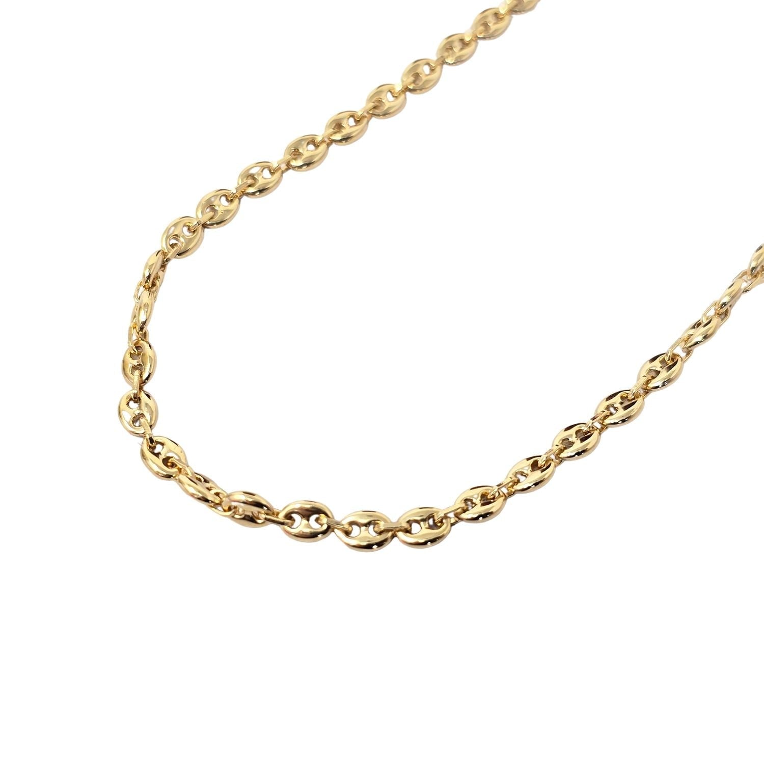 Coffee Bean Gold Plated Chain Necklace Luxe