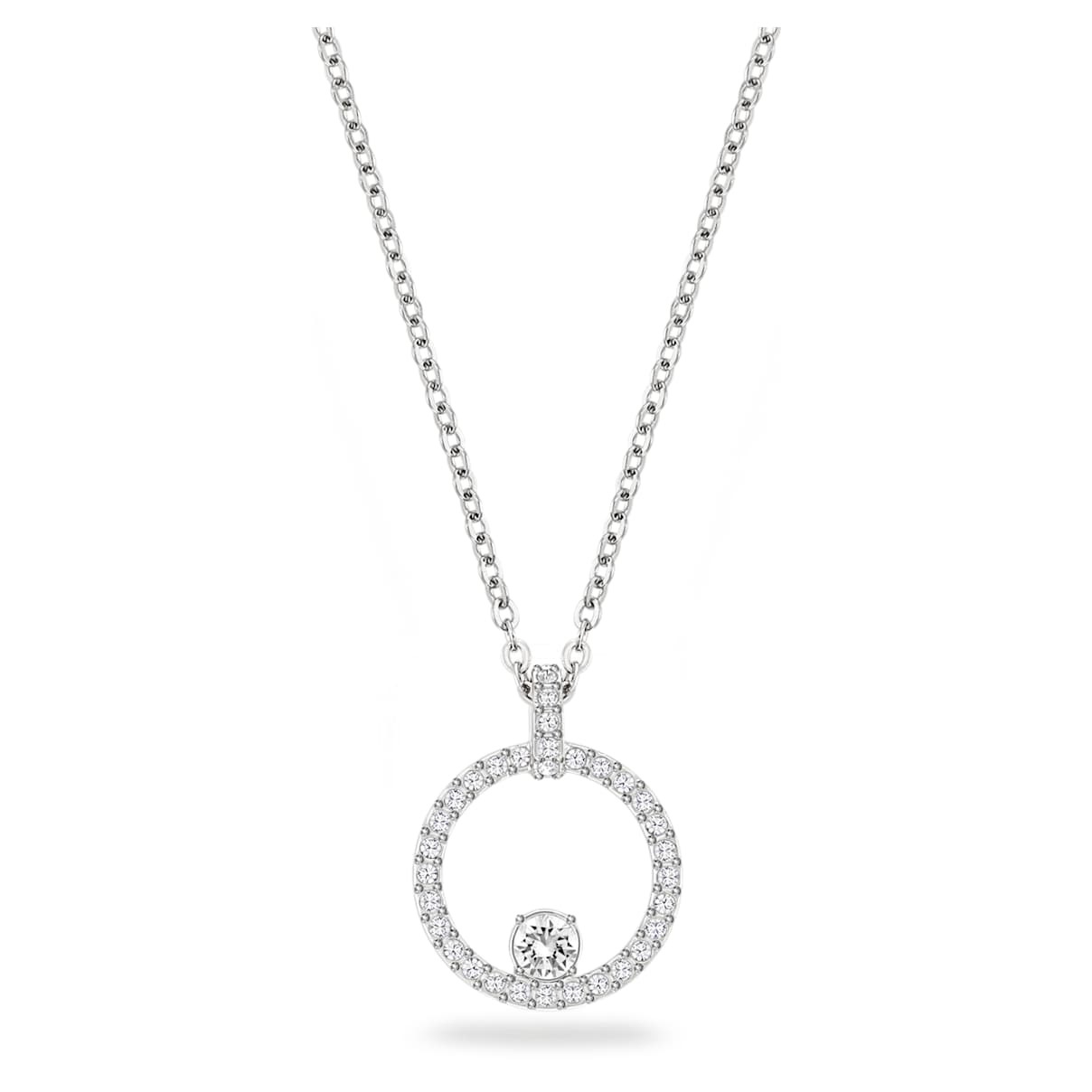 CREATIVITY PENDANT WHITE RHODIUM PLATED