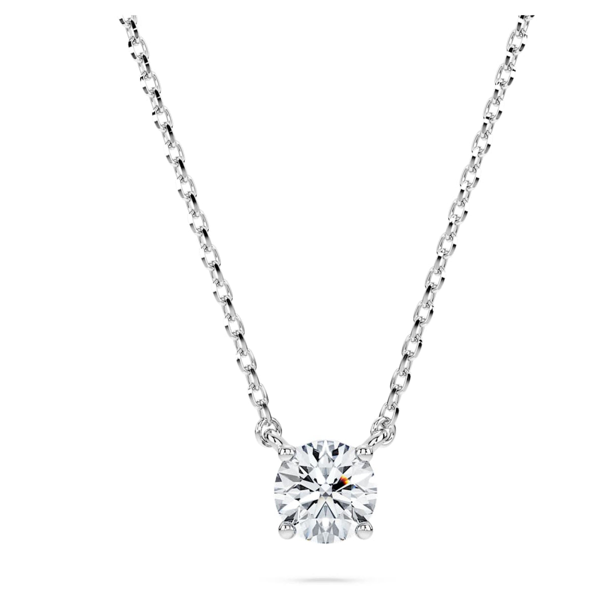ETERNITY PENDANT LAB GROWN DIAMONDS 0 5 CT TW ROUND SHAPE STERLING SILVER