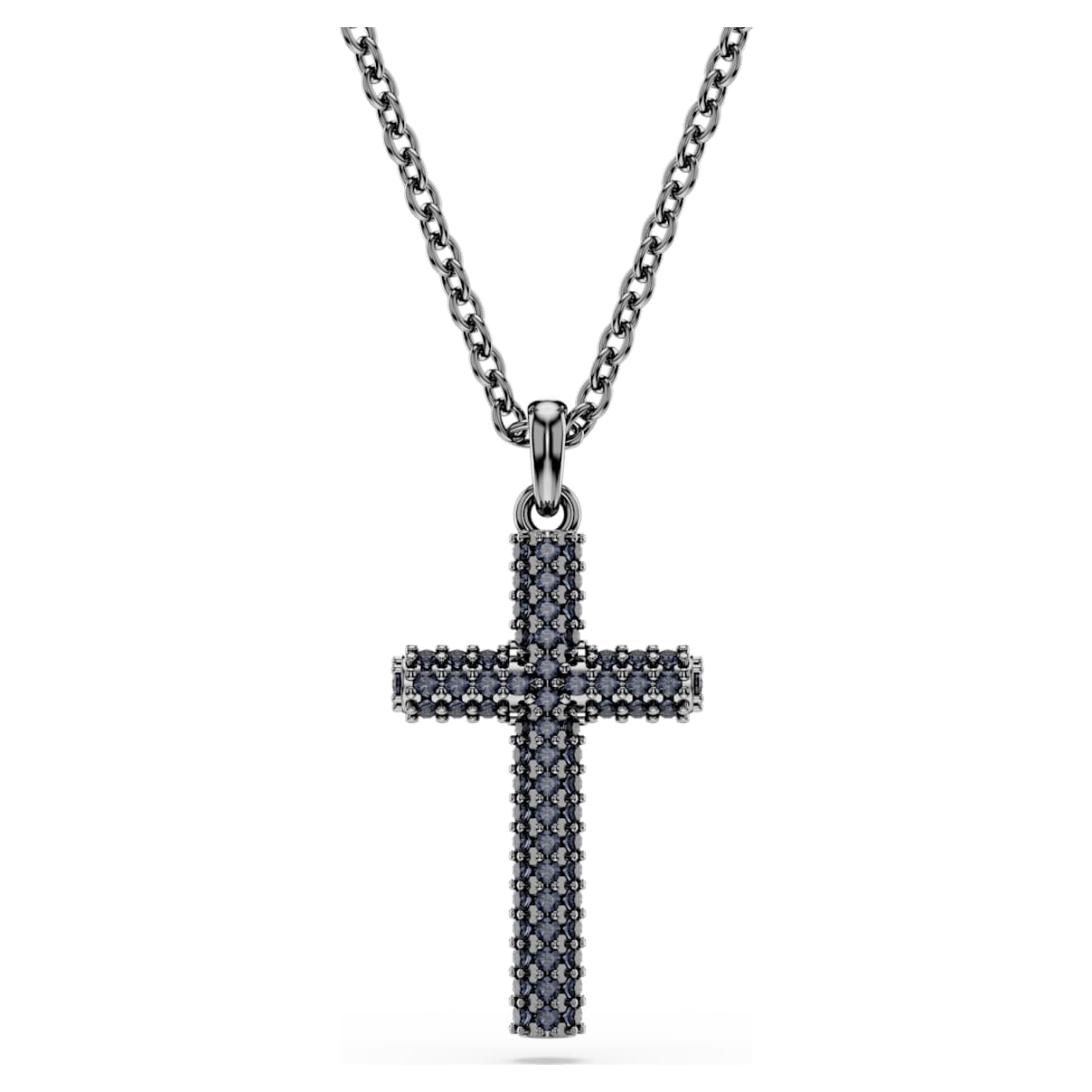 INSIGNE PENDANT CROSS GRAY RUTHENIUM PLATED