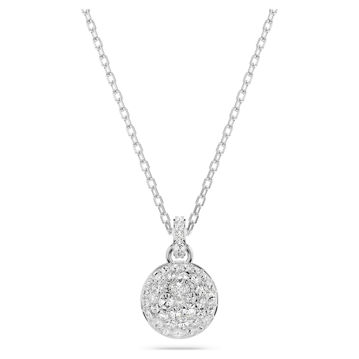 METEORA PENDANT WHITE RHODIUM PLATED