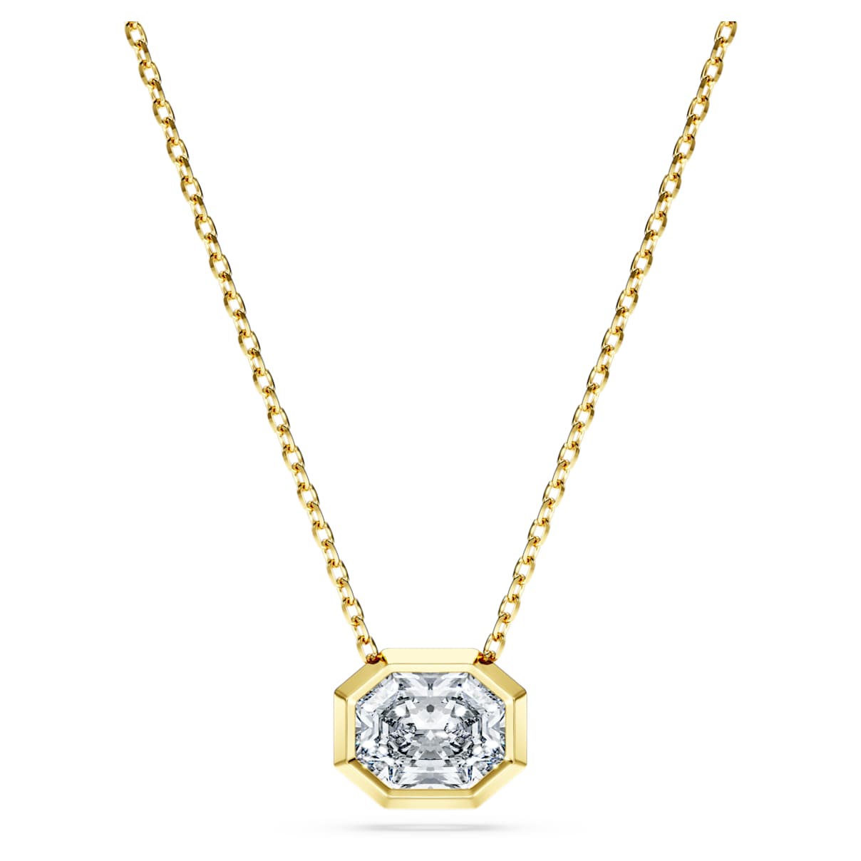 OCTAGON PENDANT LAB GROWN DIAMONDS 1 0 CT TW OCTAGON SHAPE 14K YELLOW GOLD
