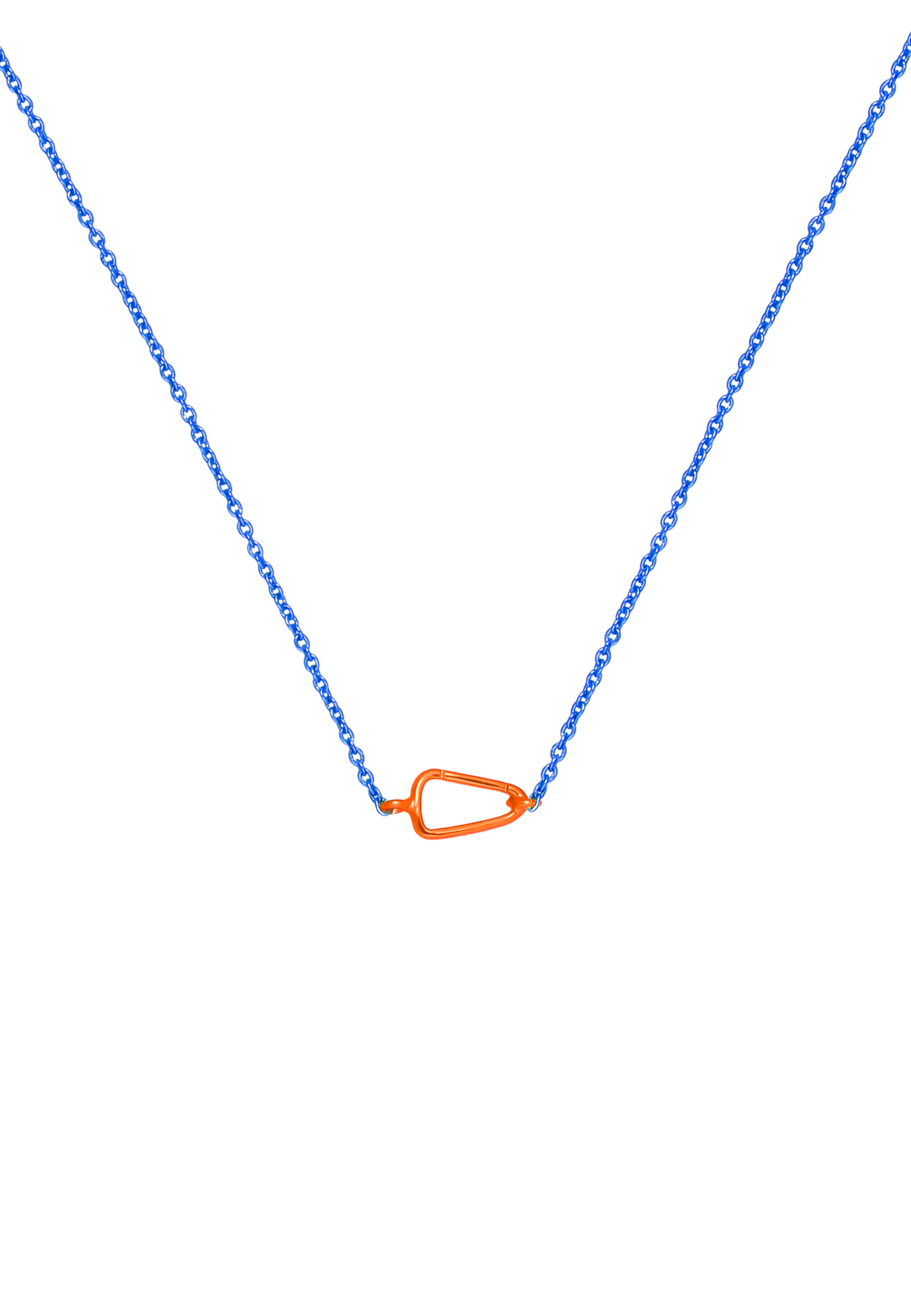 Saito Blue And Orange Necklace