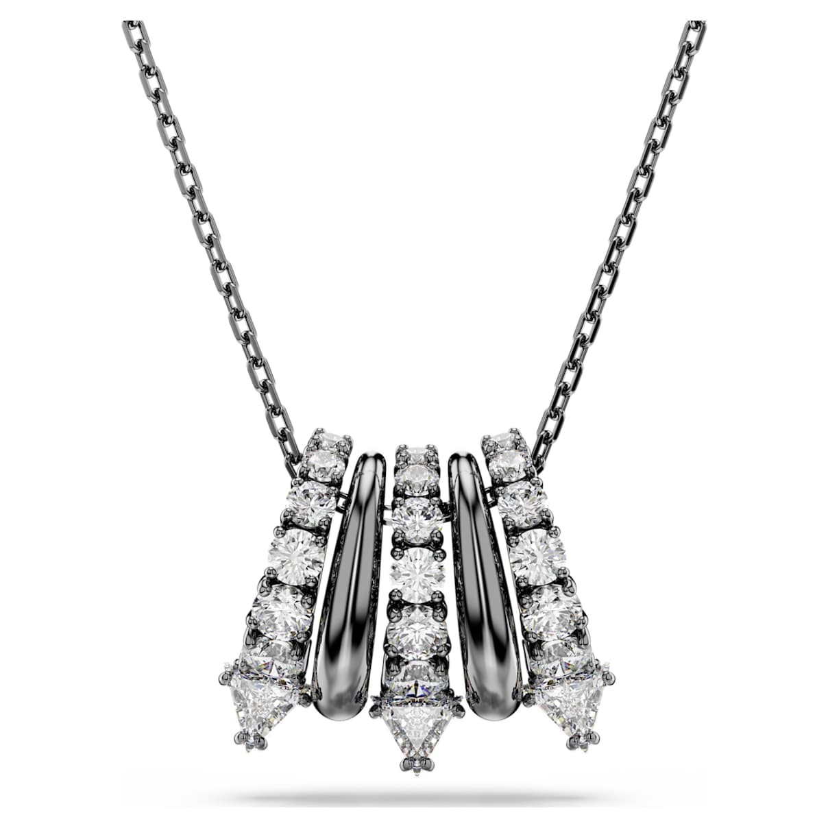 SUBLIMA PENDANT WHITE RUTHENIUM PLATED