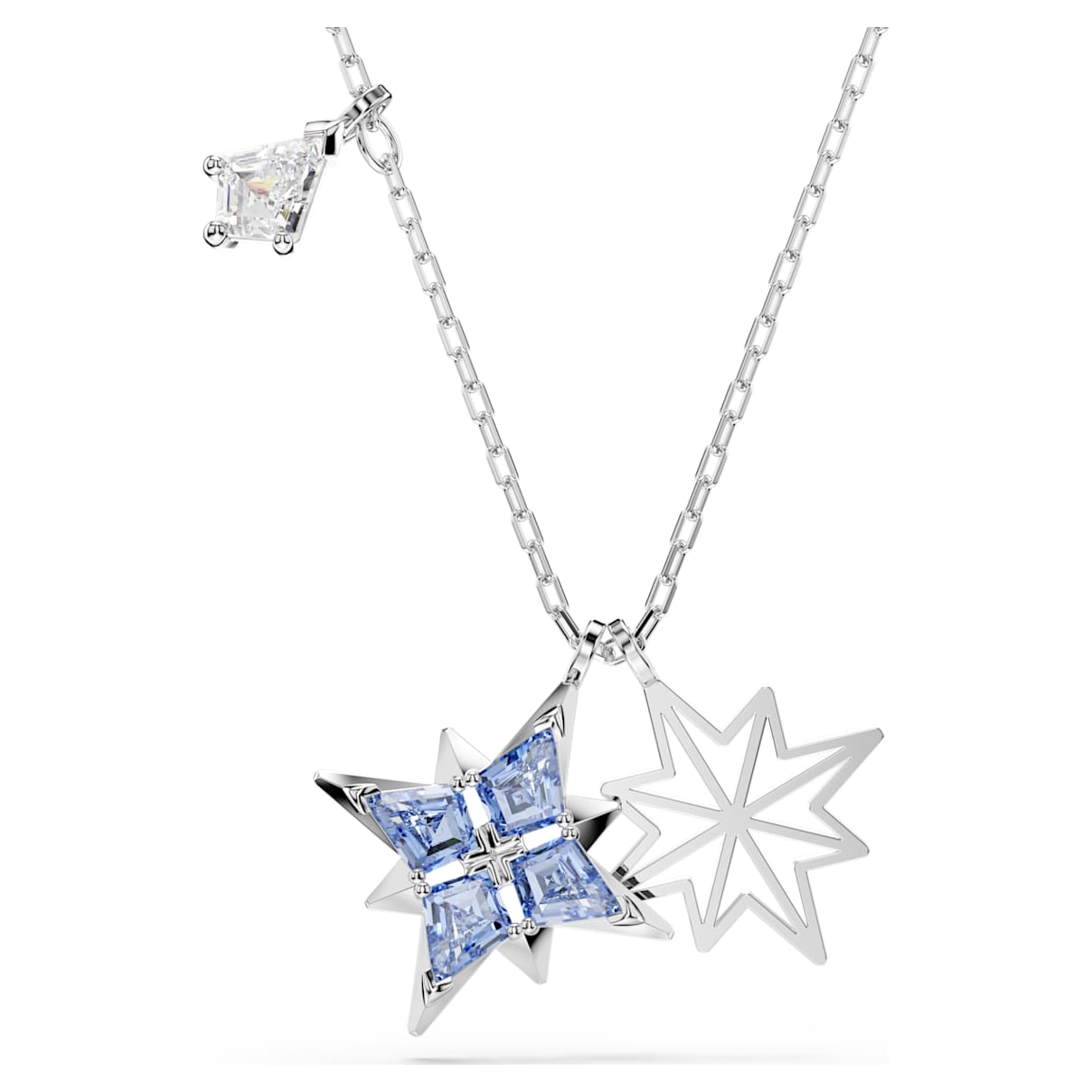 SYMBOLICA PENDANT STAR BLUE RHODIUM PLATED