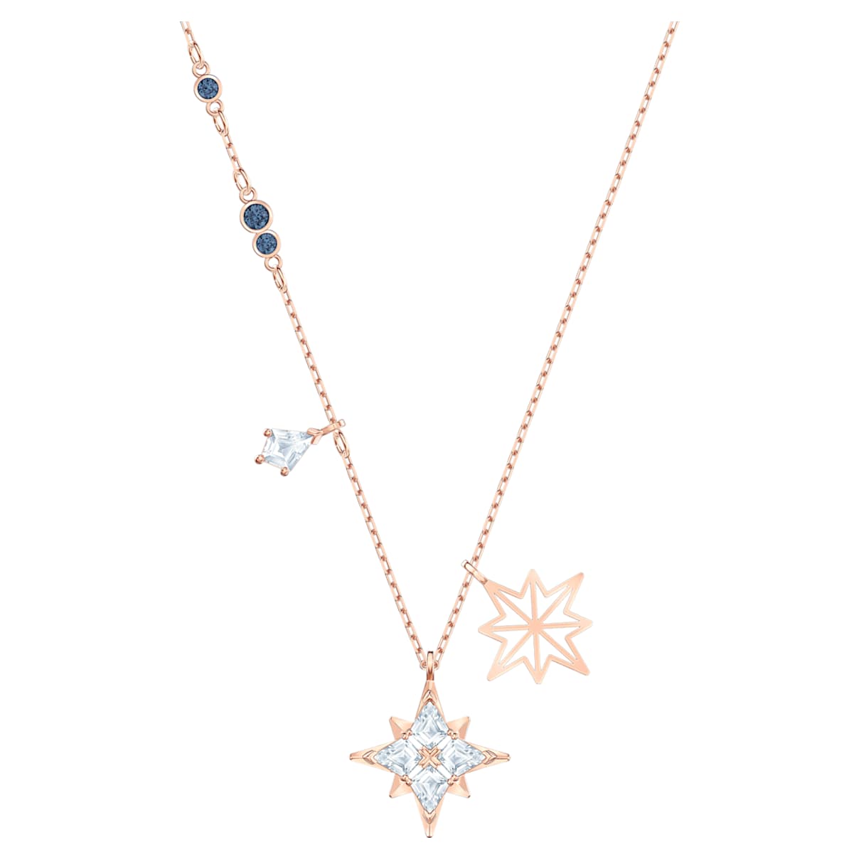 SYMBOLICA PENDANT STAR WHITE ROSE GOLD TONE PLATED