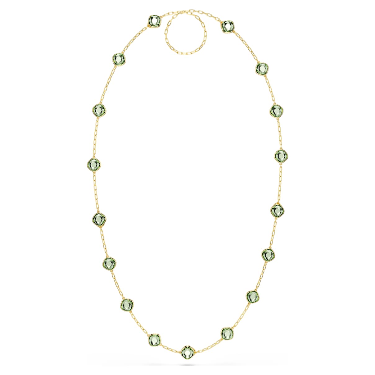 CHROMA STRANDAGE OCTAGON CUT MULTICOLORED GOLD TONE PLATED