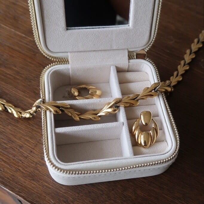 Vintage Teardrop Doorknocker Earrings
