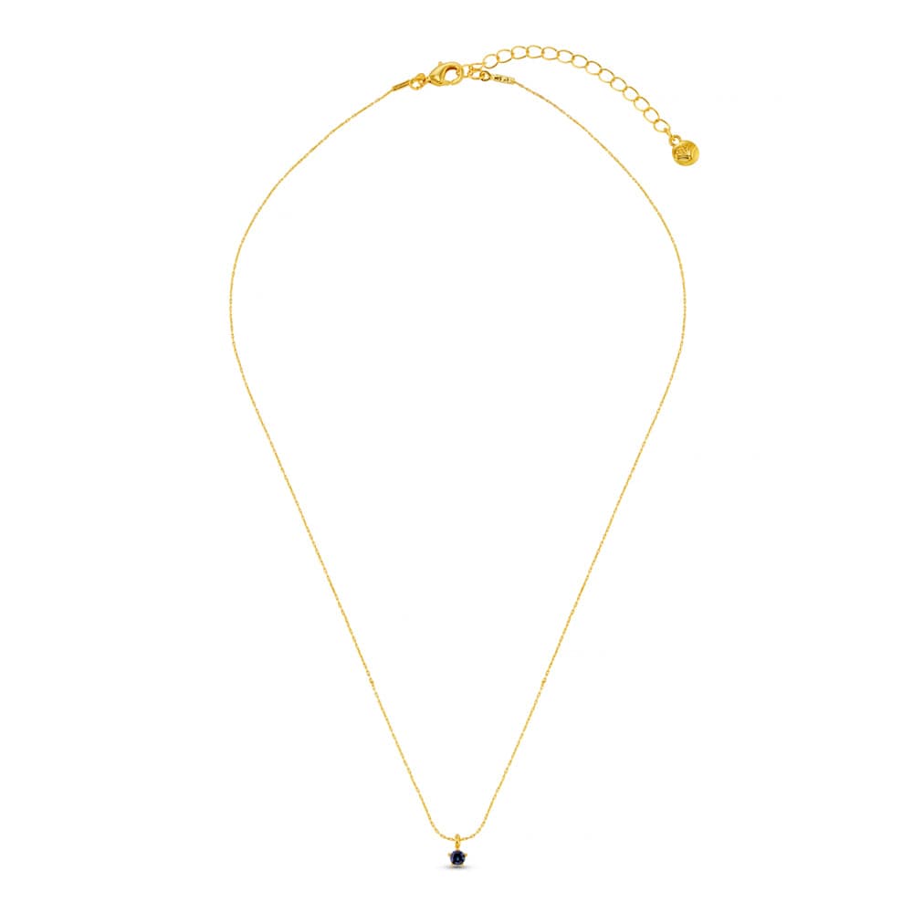 Fine Blue Crystal Collar Necklace