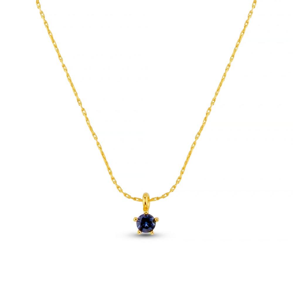 Fine Blue Crystal Collar Necklace