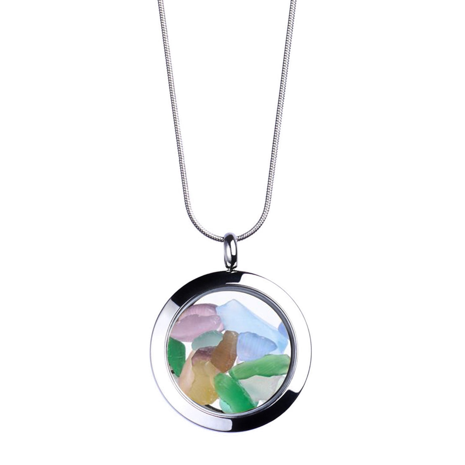 Colorful Tourmaline Necklace - Handcrafted Tourmaline Jewelry - Rainbow Tourmaline Pendant -Birthstone Necklace