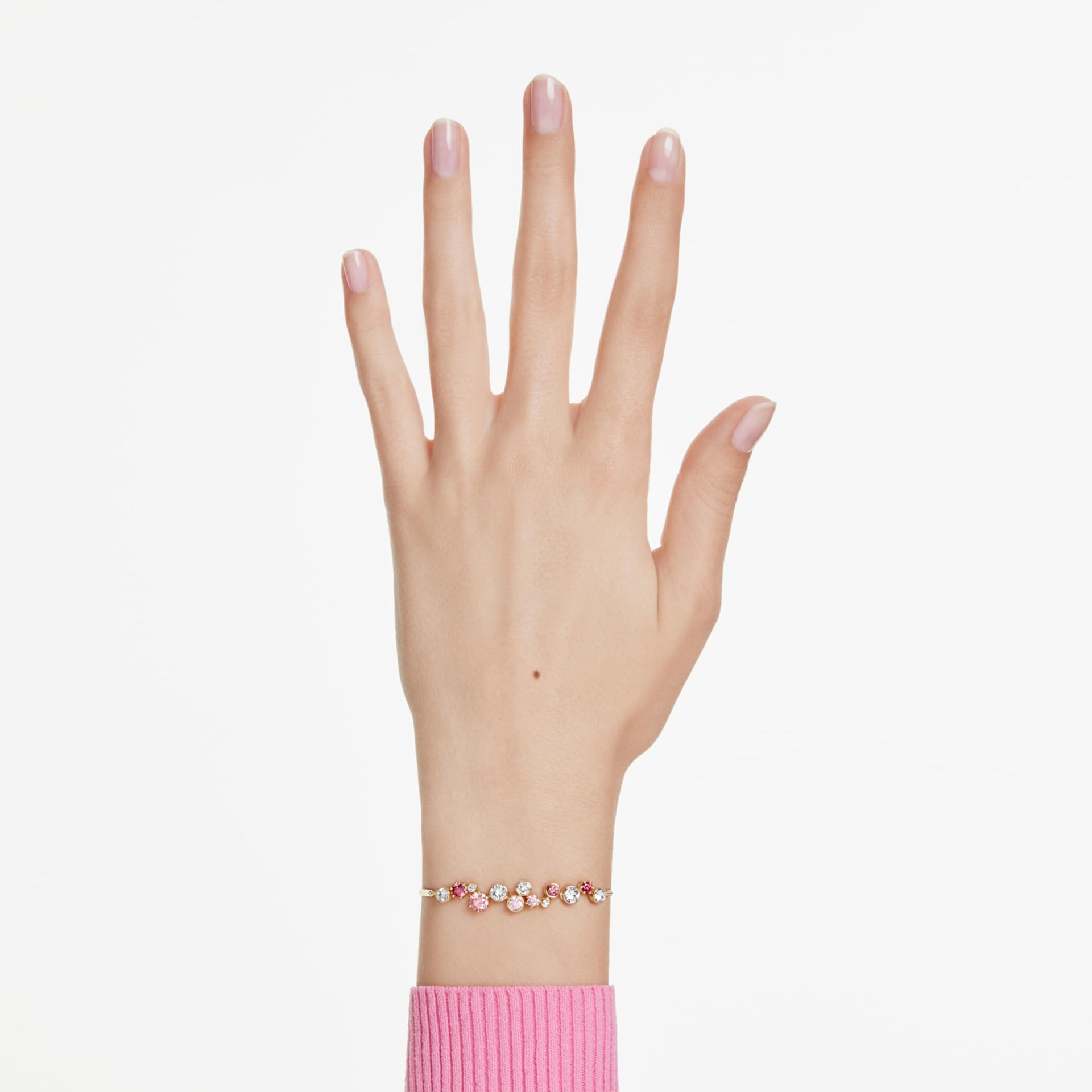 CONSTELLA BRACELET MIXED CUTS MULTICOLORED GOLD TONE PLATED