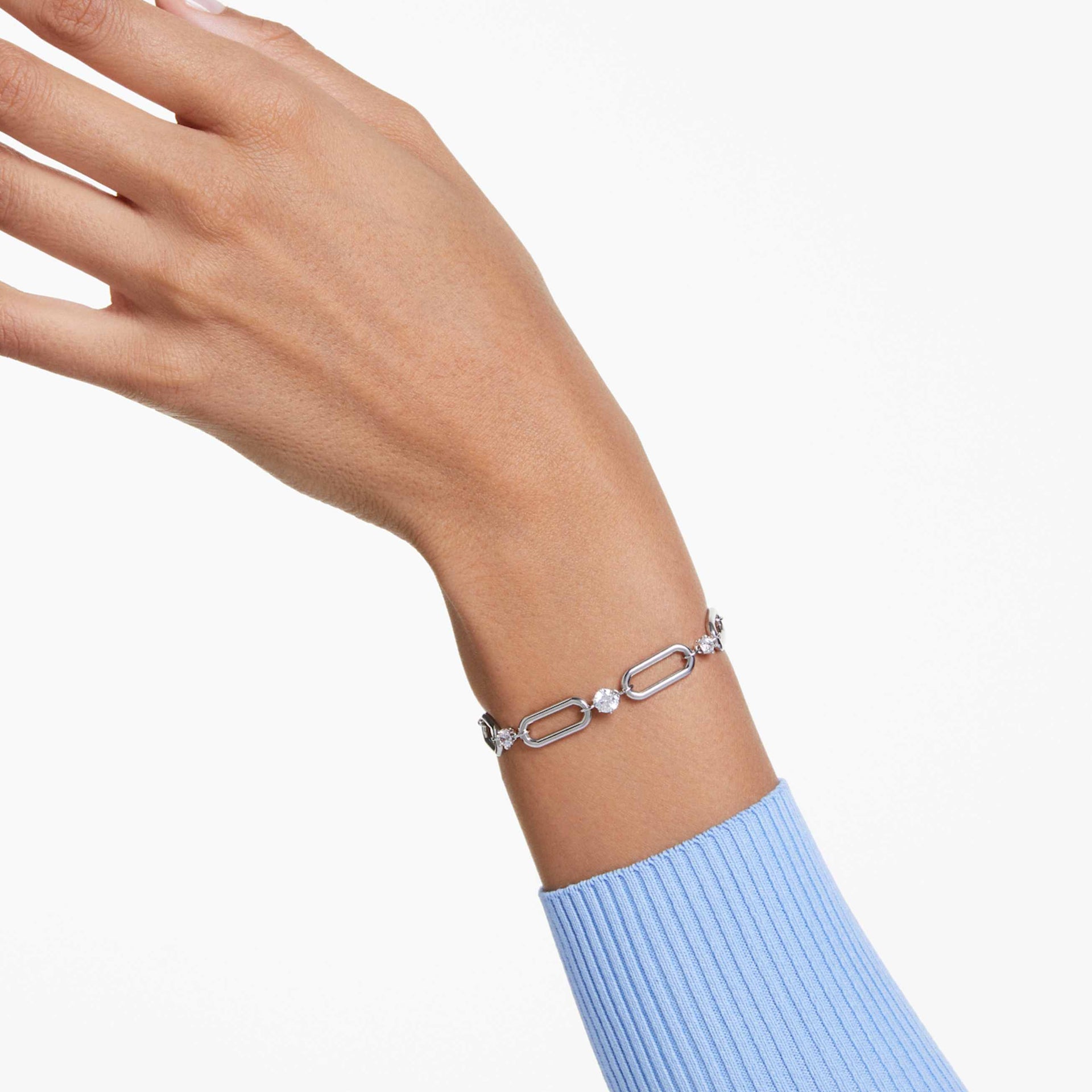 CONSTELLA BRACELET WHITE RHODIUM PLATED