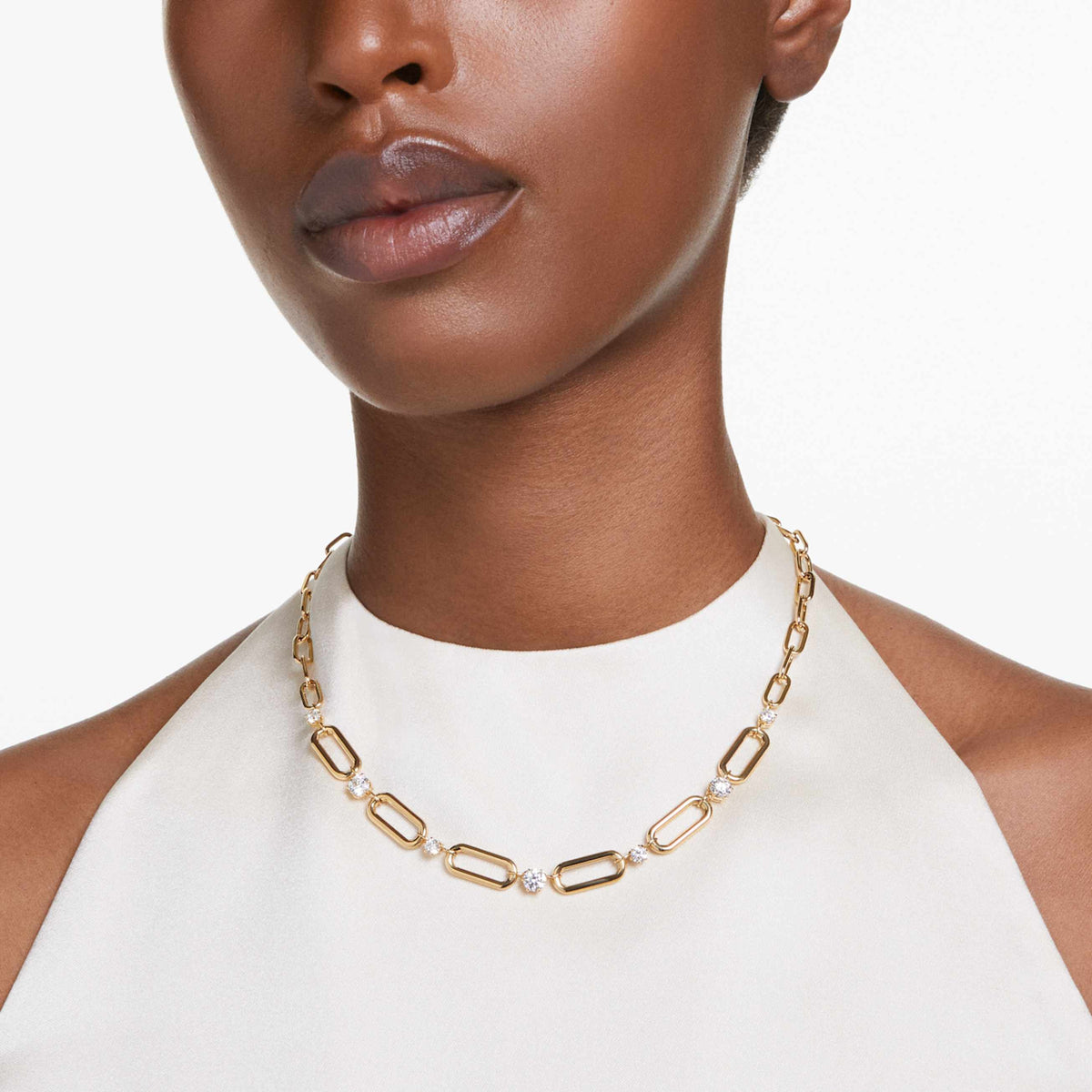 CONSTELLA NECKLACE WHITE GOLD TONE PLATED