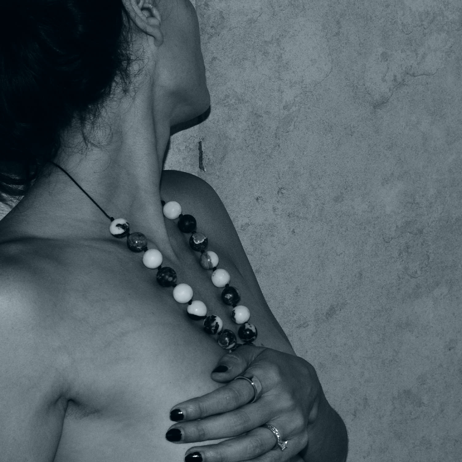 Contraste Zebra Jasper & Sterling Silver Necklace