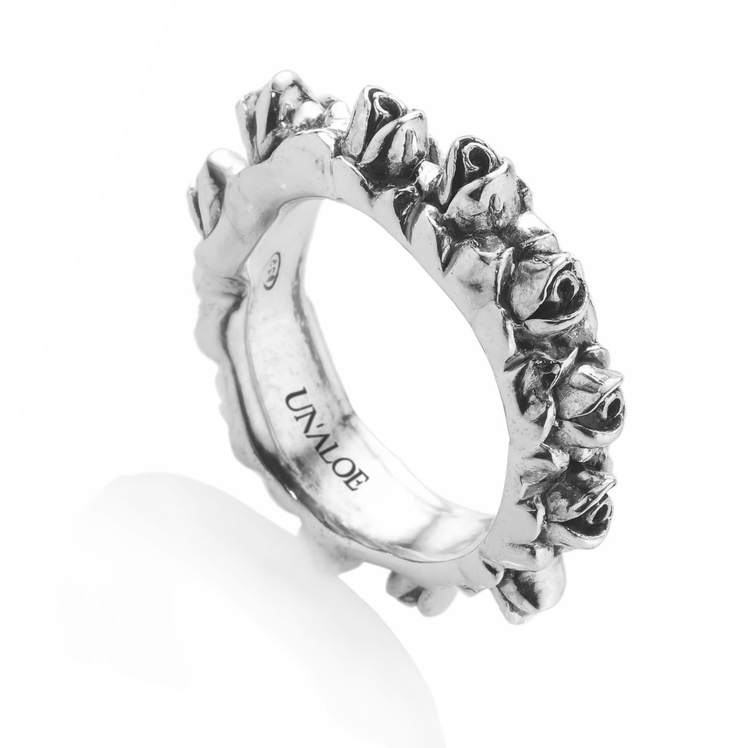 Coronet Ring Tarnished Sterling Silver