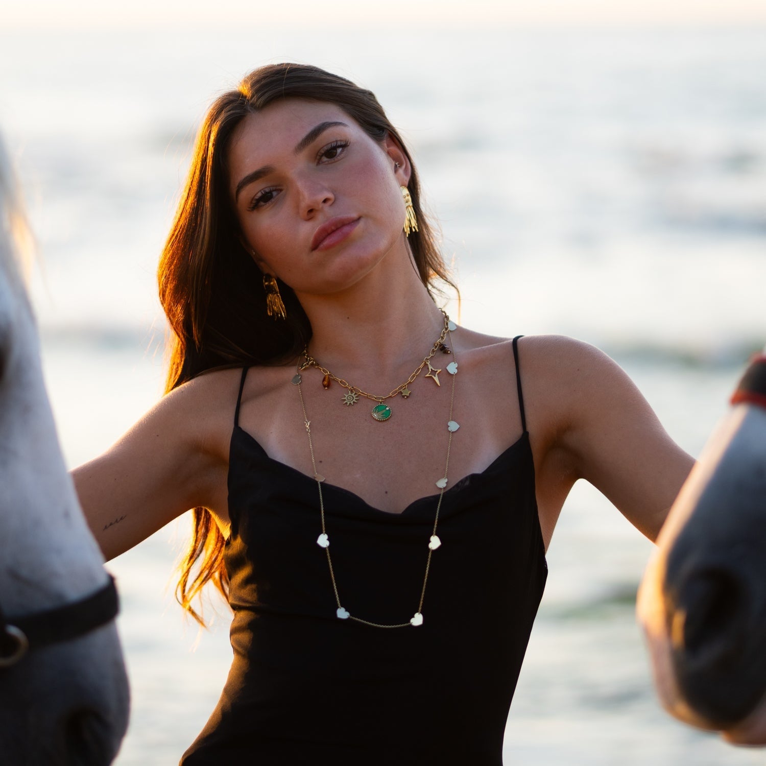 Cosmic Energy Charm Necklace - Gold