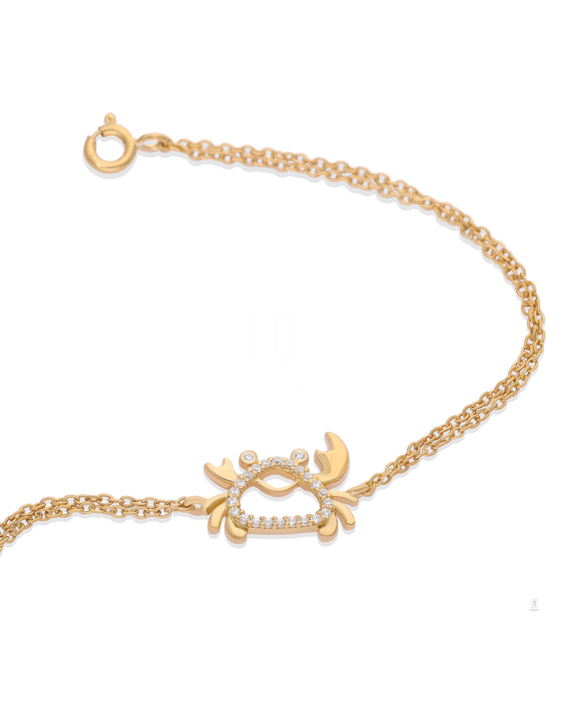 Crablet Whisper Charm Bracelet 925 Silver