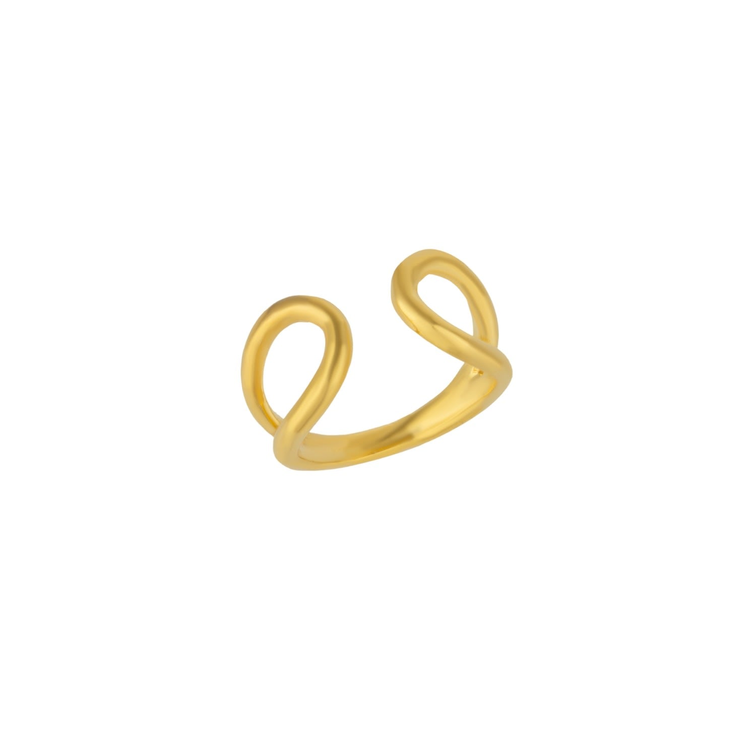 Horseshoe Gold Wrap Ring